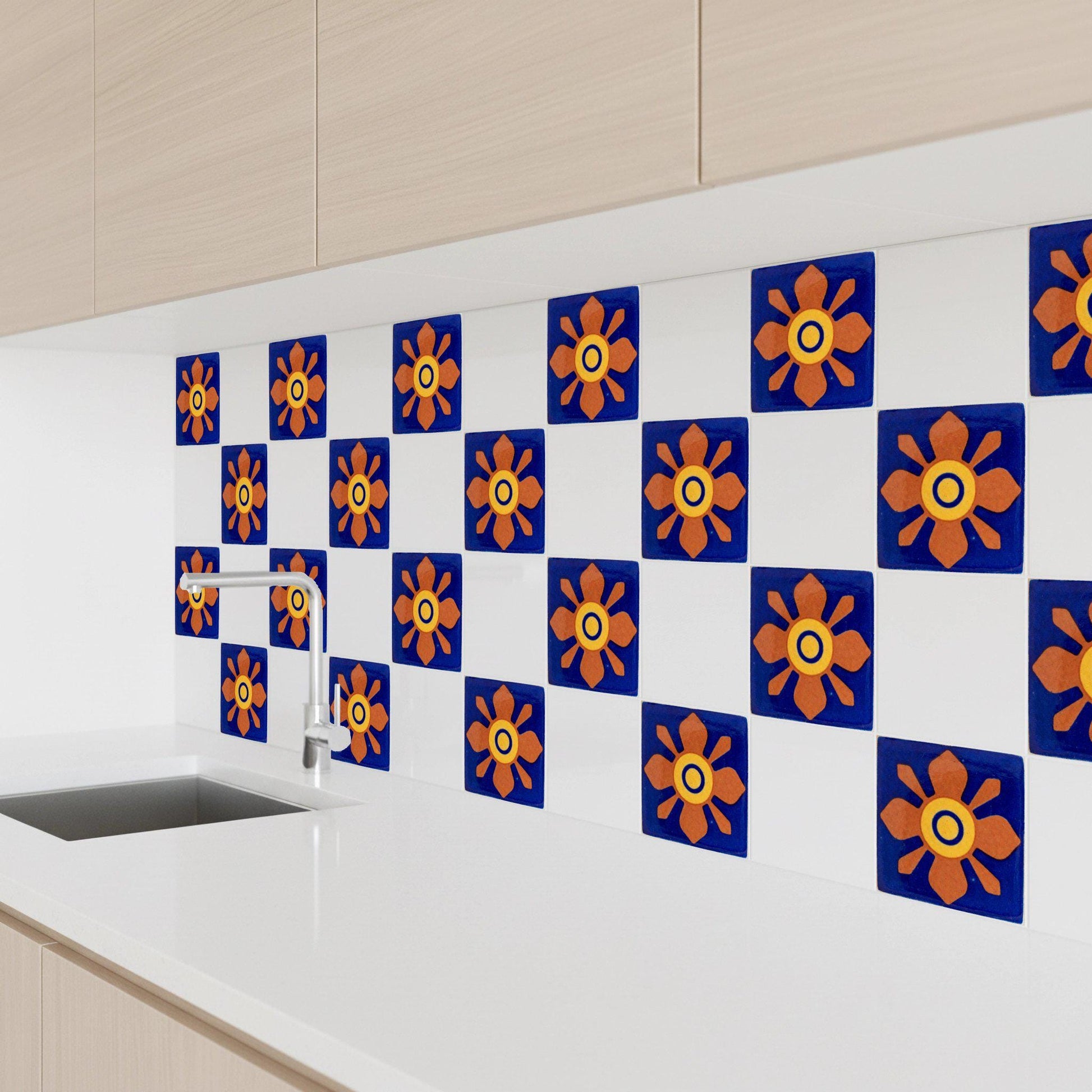 Fliese Mexikanische Talavera · Talavera-Volkskunst-Farben