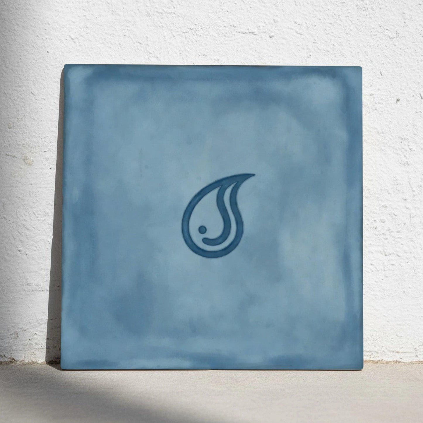 Ceramic Tile Water Drop Minimalist — Mediterranean Style