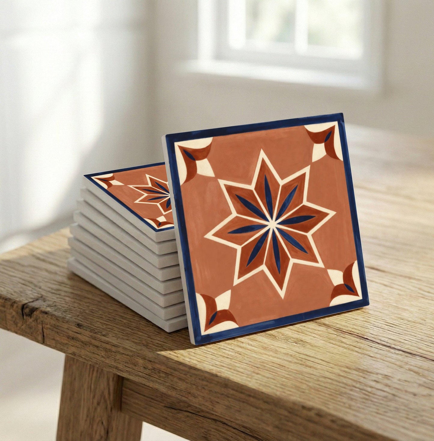 Ceramic Tile Valladolid Star — Contemporary Geometric Décor