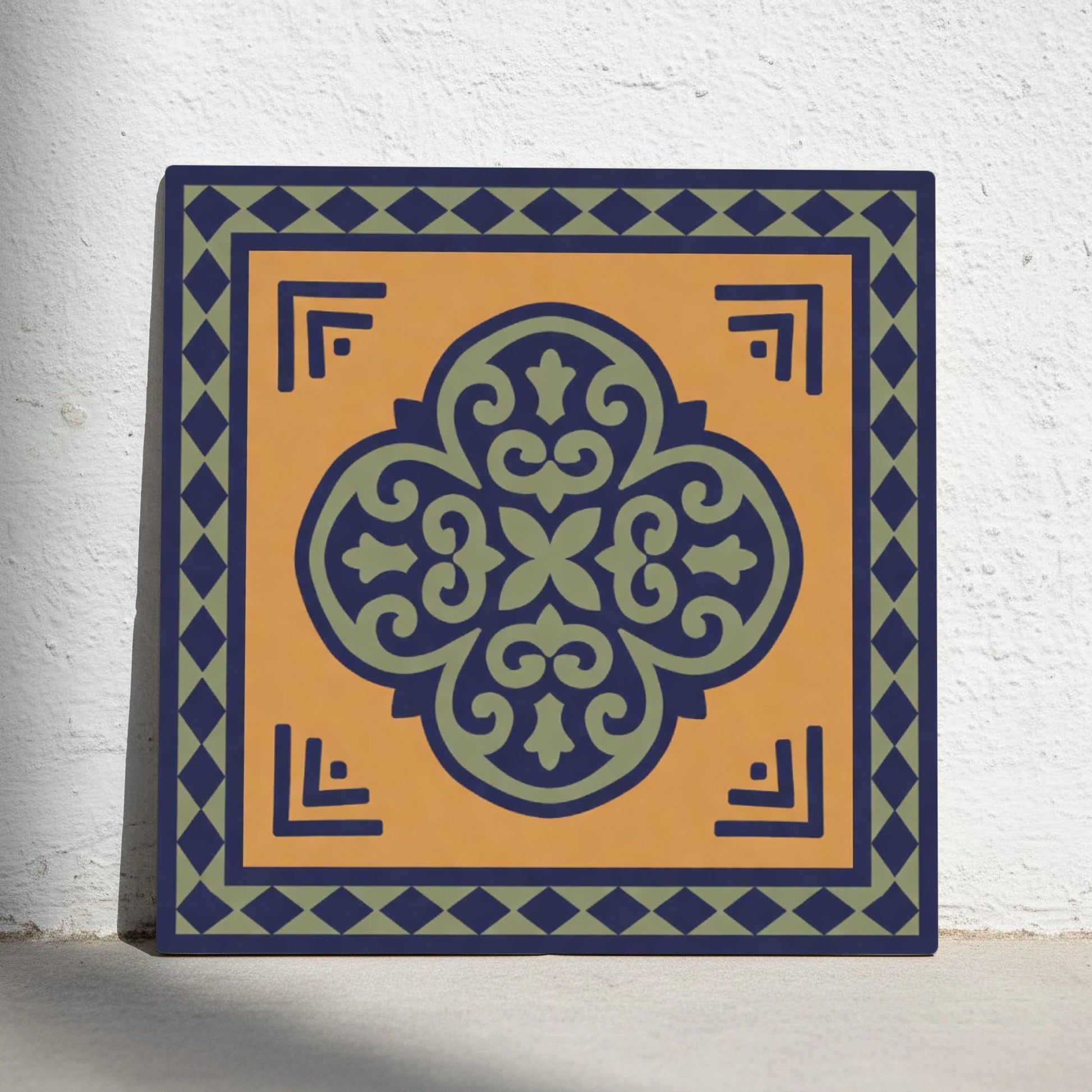 Ceramic Tile Isfahan Persian — Precision-Line Geometry