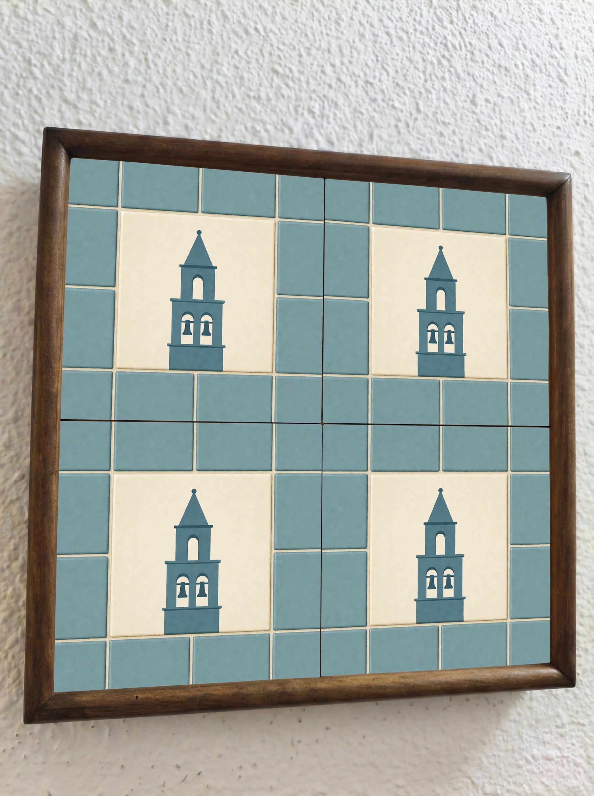 Bell Tower Mediterran — Keramikfliese, Spanisches Erbe-Design