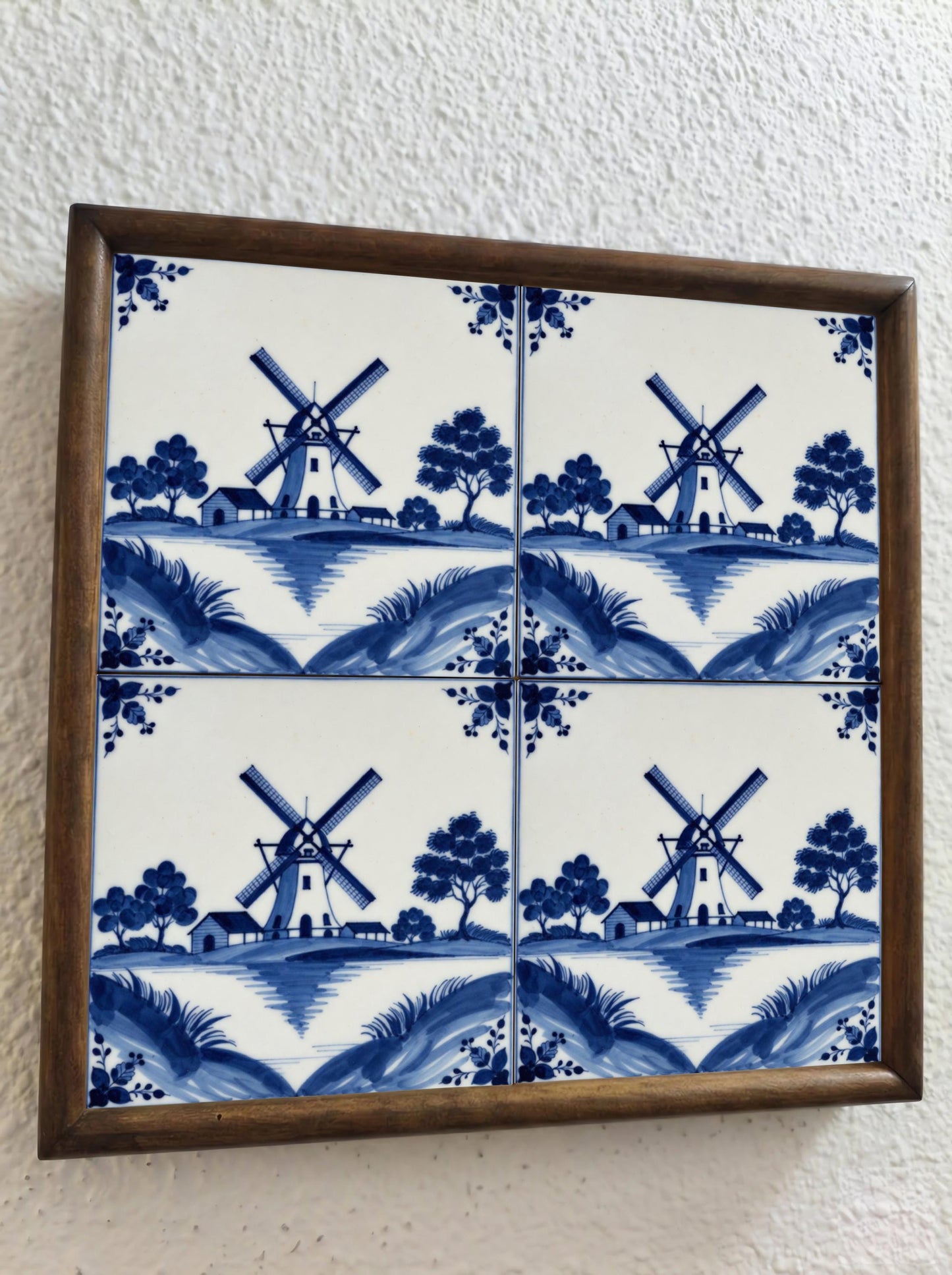 Azulejo Molino en azul de Delft
