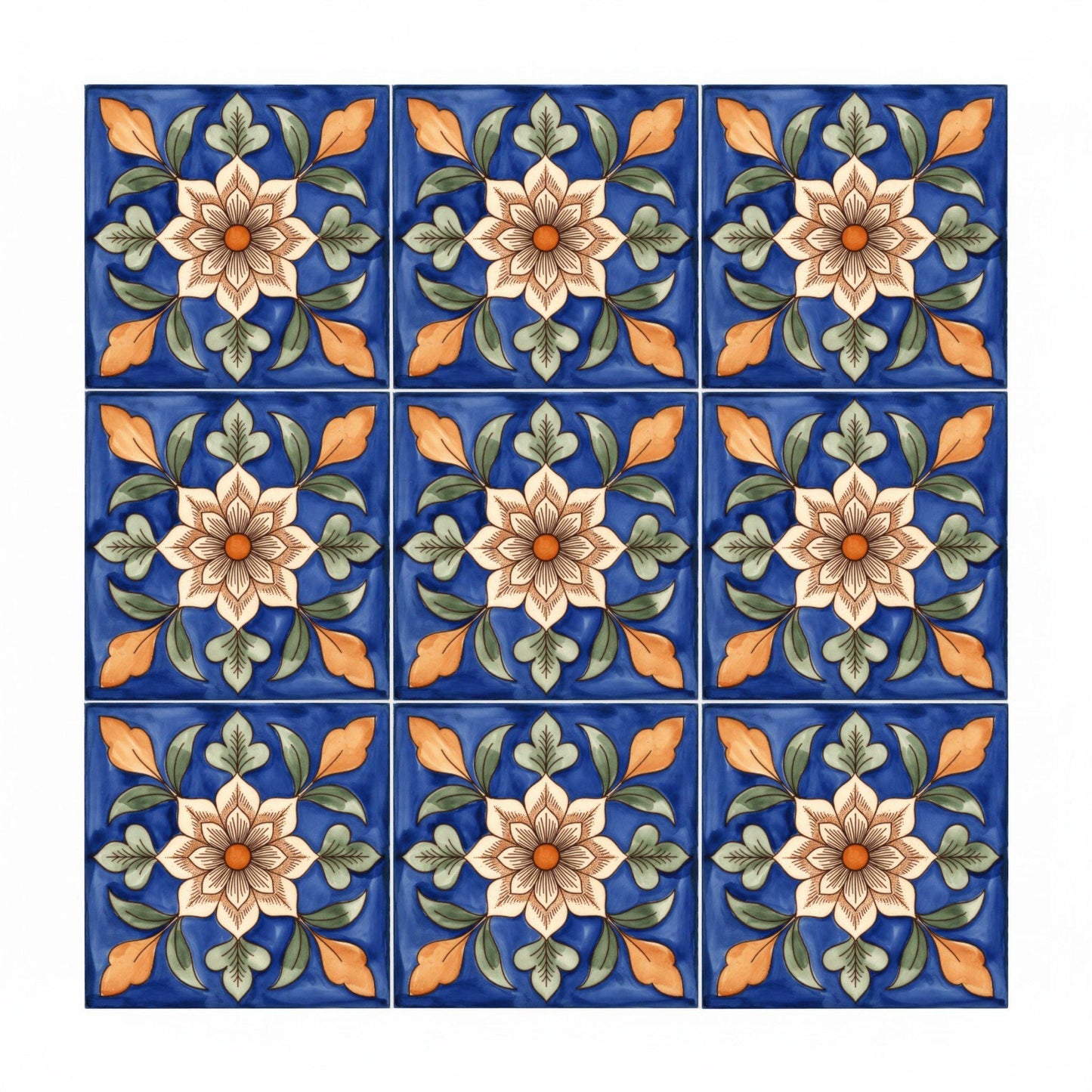 Fliese Dubrovnik Floral · Natur-Dekor