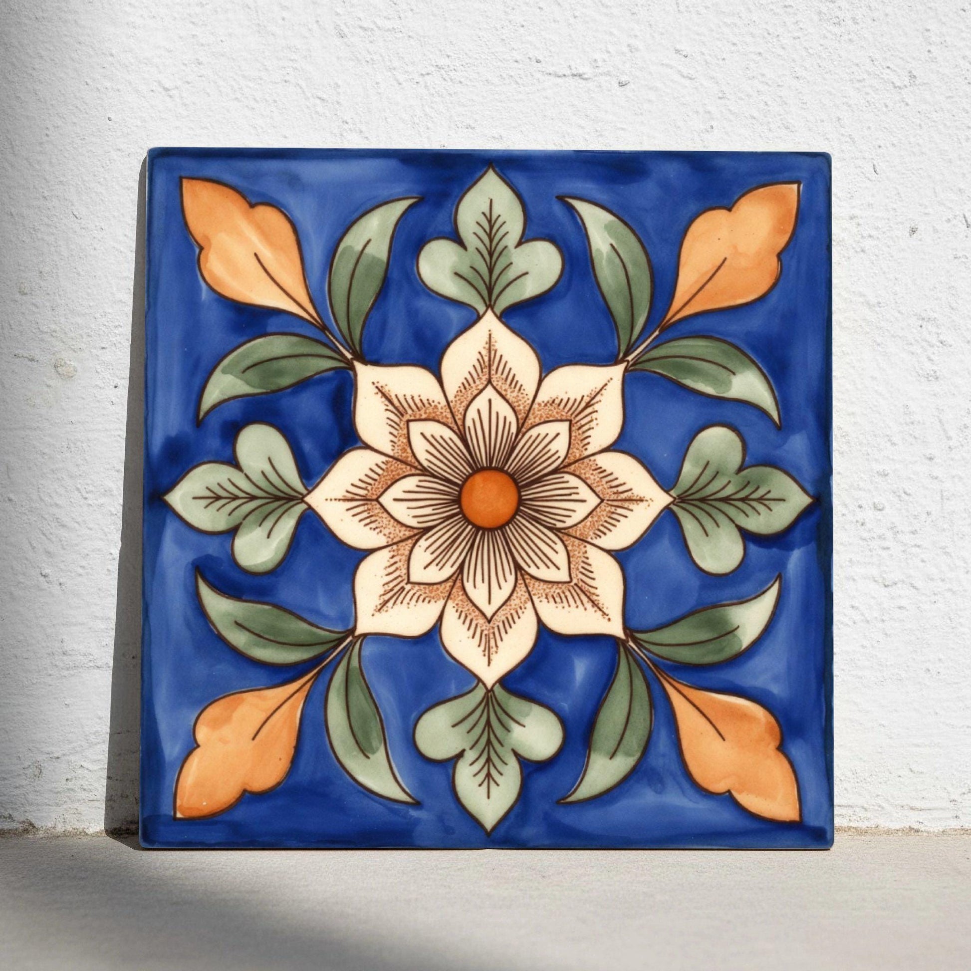 Fliese Dubrovnik Floral · Natur-Dekor