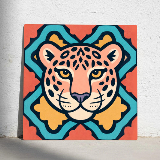 Azulejo Tropical Leopard