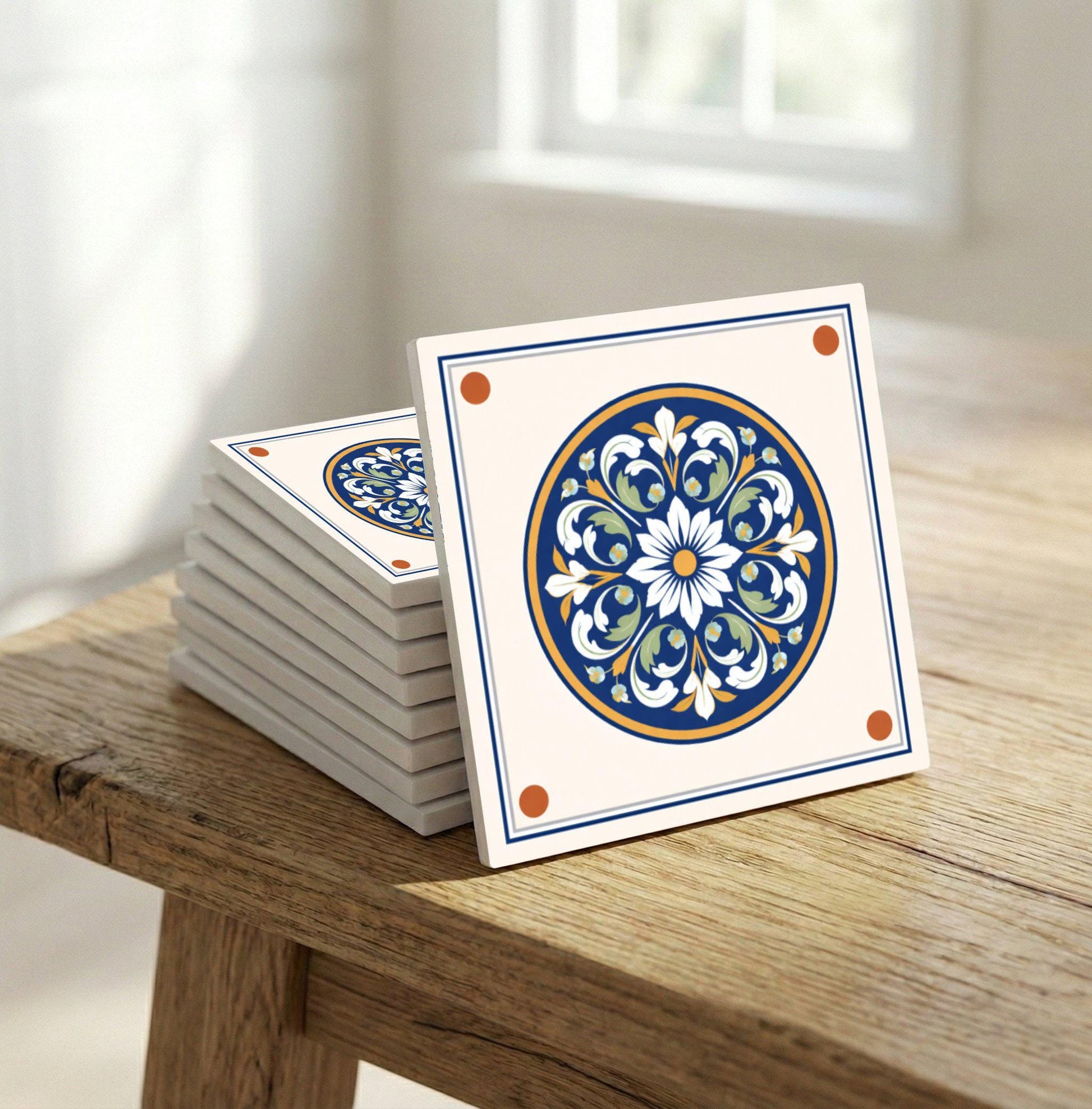 Versailles Medallion — Contemporary Geometric Décor Decorative Tile
