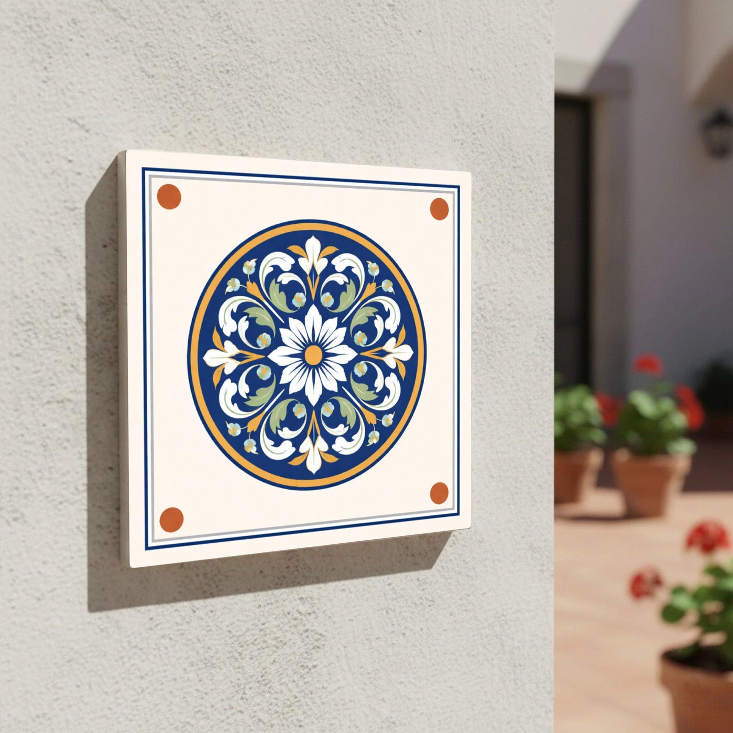Versailles Medallion — Contemporary Geometric Décor Decorative Tile
