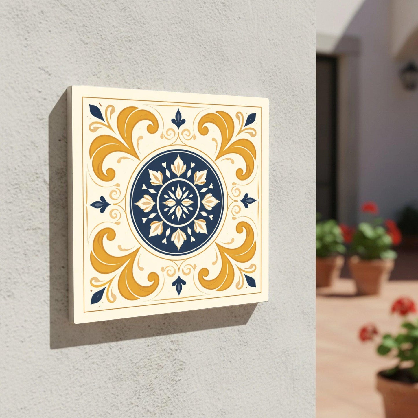 Azulejo 18th Century Sicilian Bourbon Villa