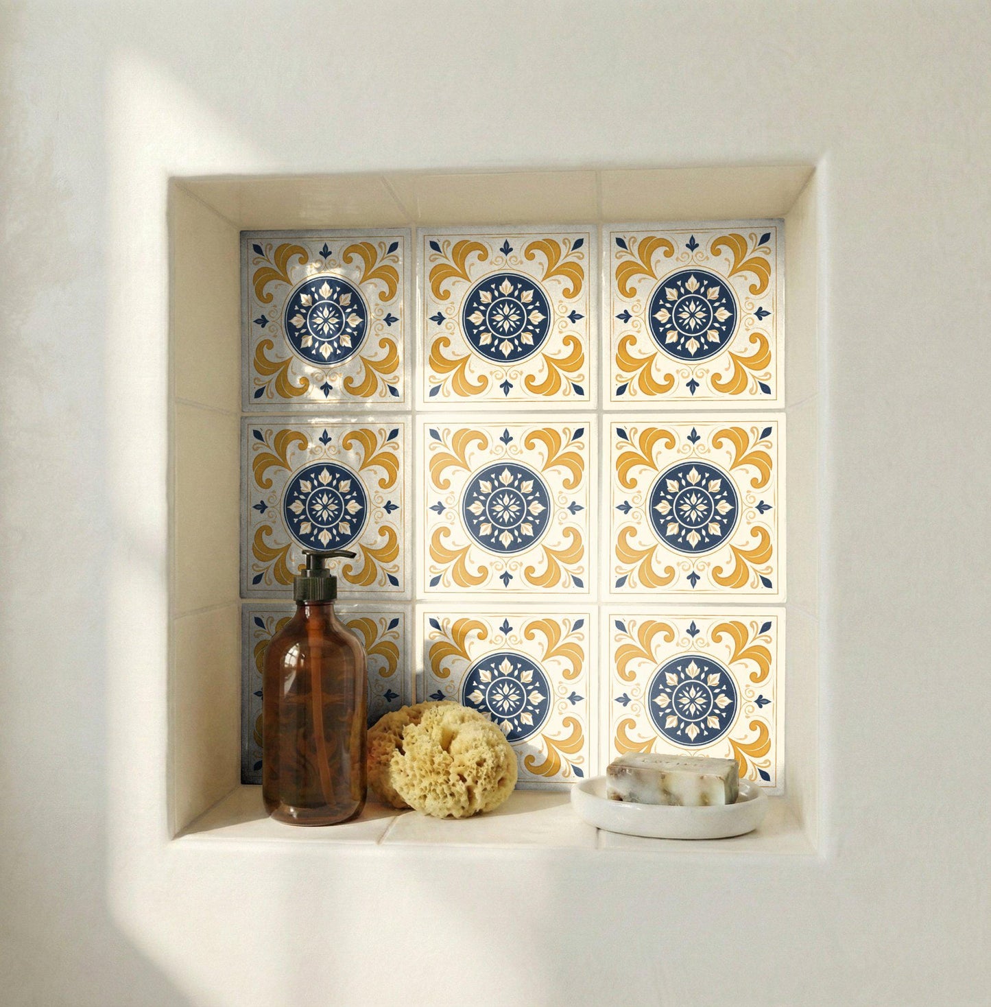 Azulejo 18th Century Sicilian Bourbon Villa