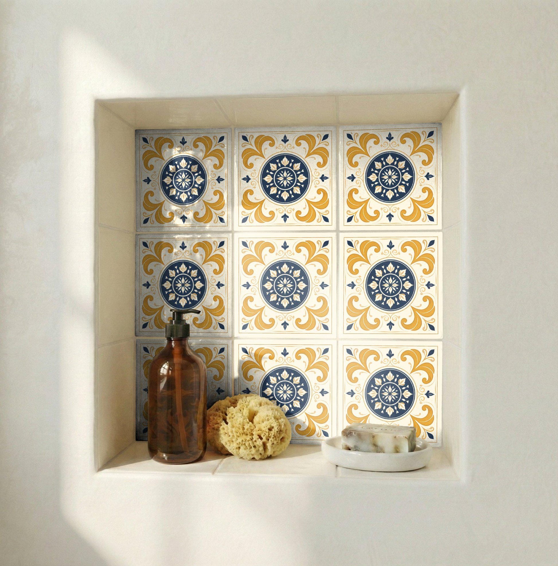 Azulejo 18th Century Sicilian Bourbon Villa