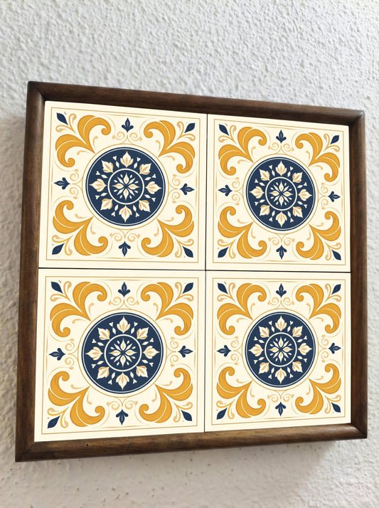 Azulejo 18th Century Sicilian Bourbon Villa