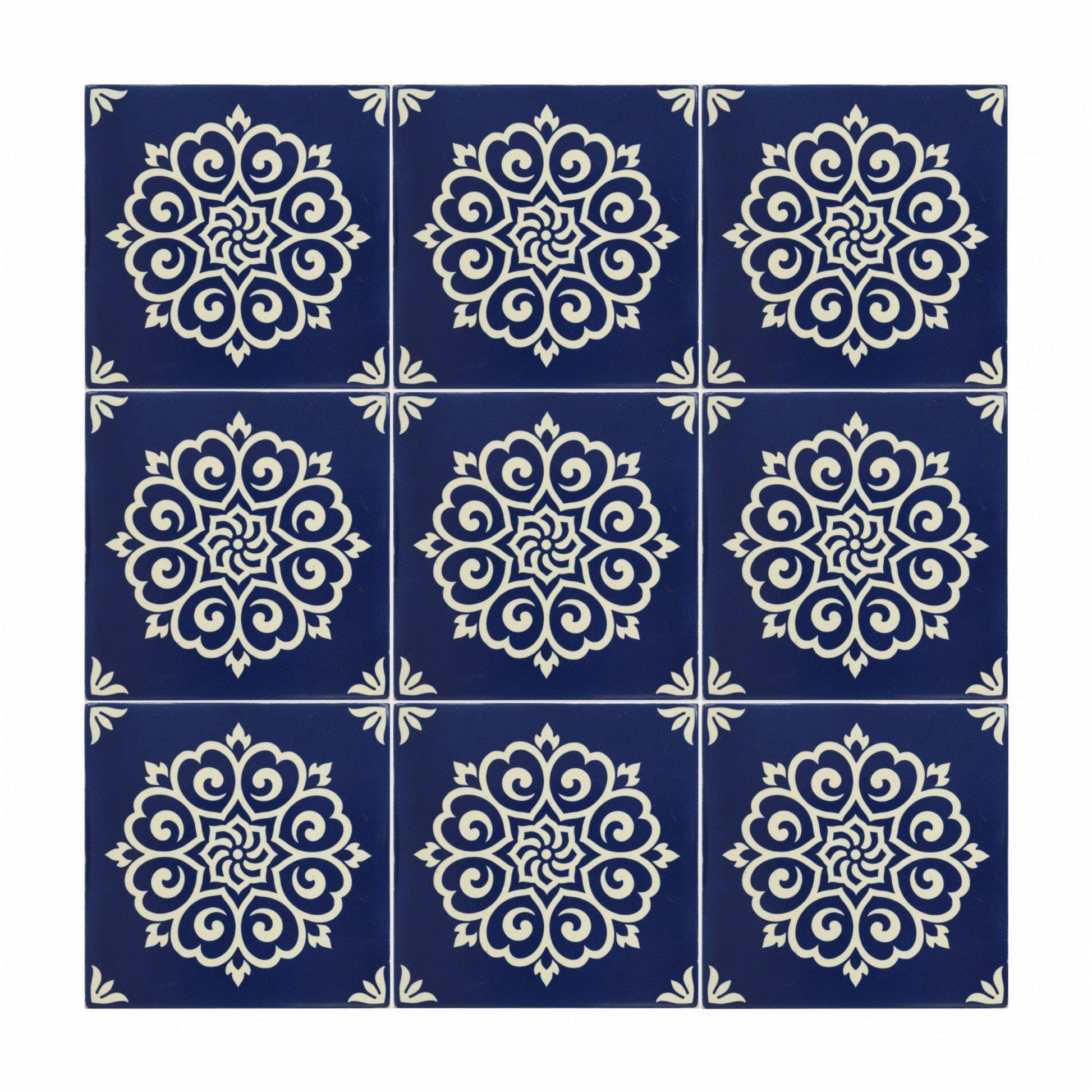 Seattle Classic · Ceramic Wall Tile — Garden-Inspired Pattern