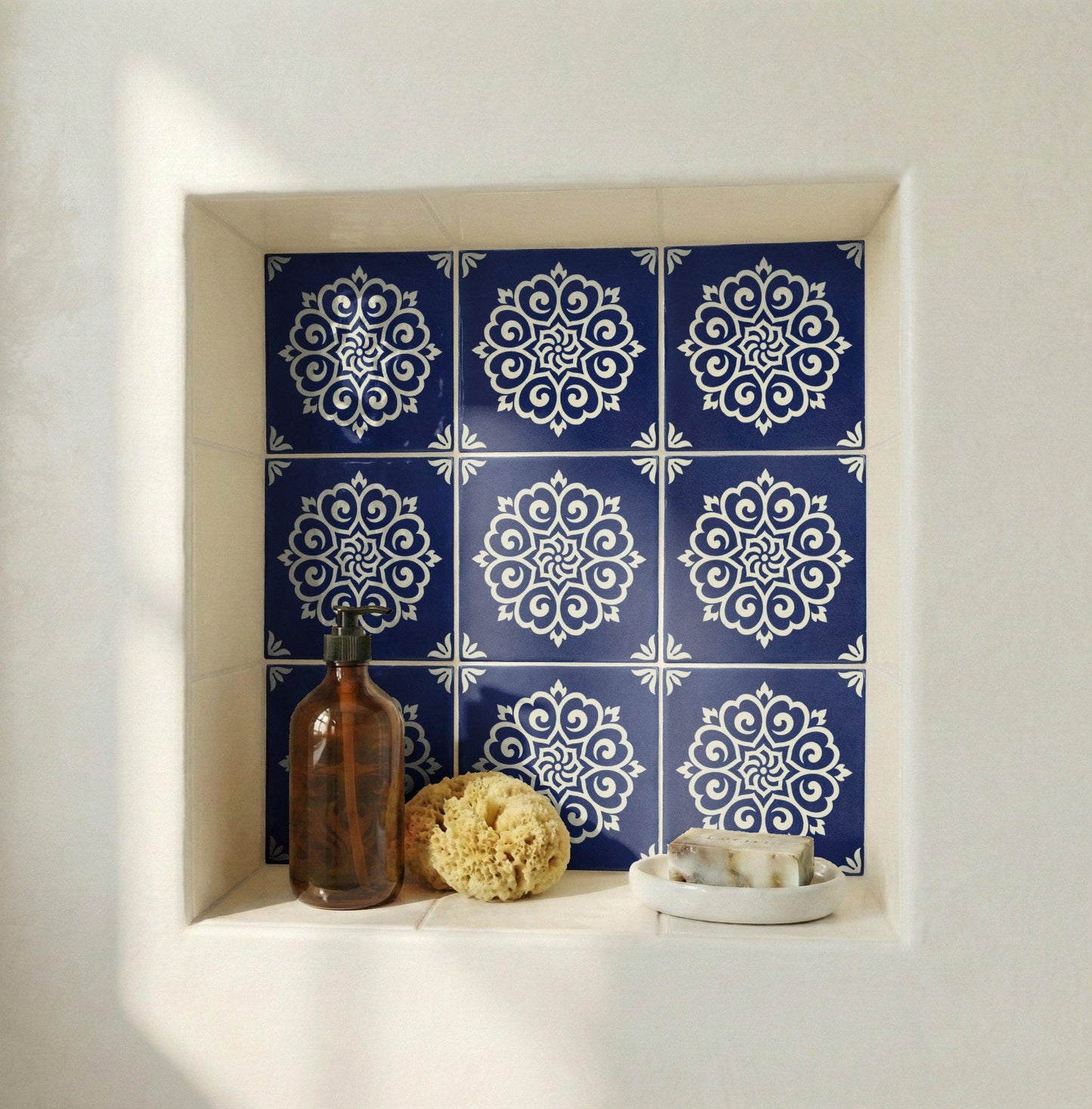 Seattle Classic · Ceramic Wall Tile — Garden-Inspired Pattern
