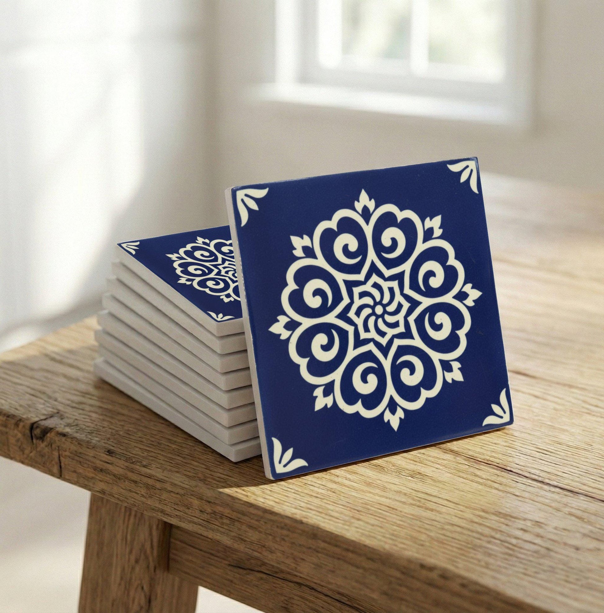 Seattle Classic · Ceramic Wall Tile — Garden-Inspired Pattern