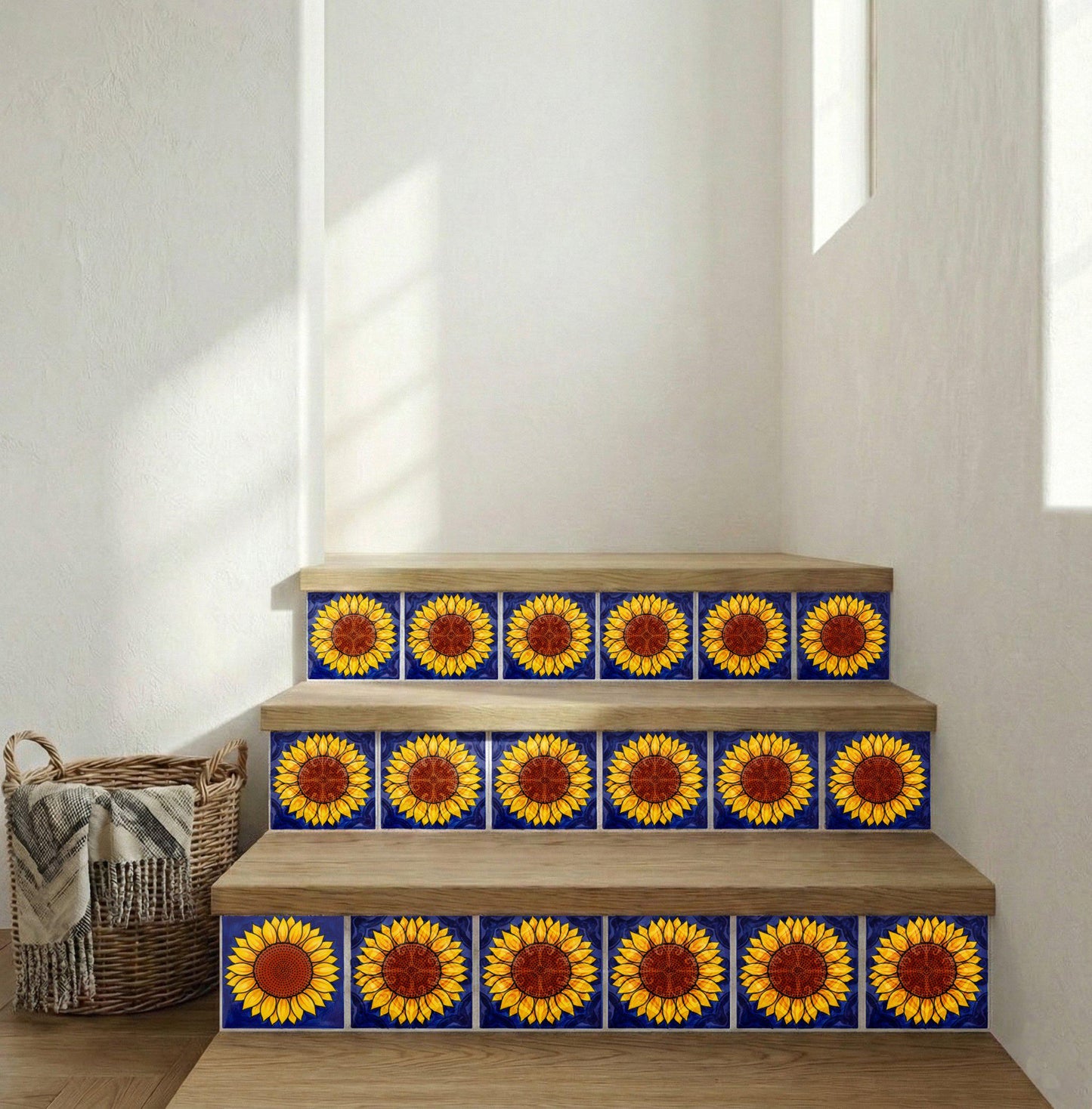 Pop Art Sunflower — Ornamental Ceramic Décor Ceramic Tile
