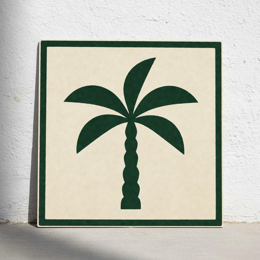 Azulejo Palmera árbol minimalista