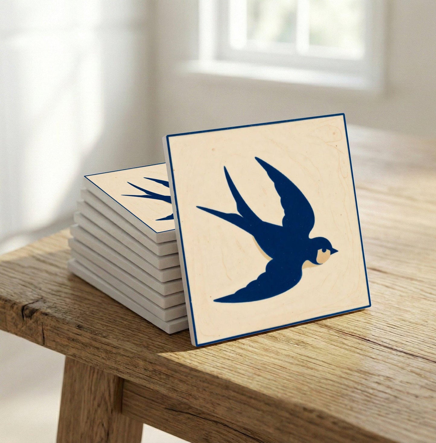 Swallow Minimalist — Classic Decorative Pattern Ceramic Tile