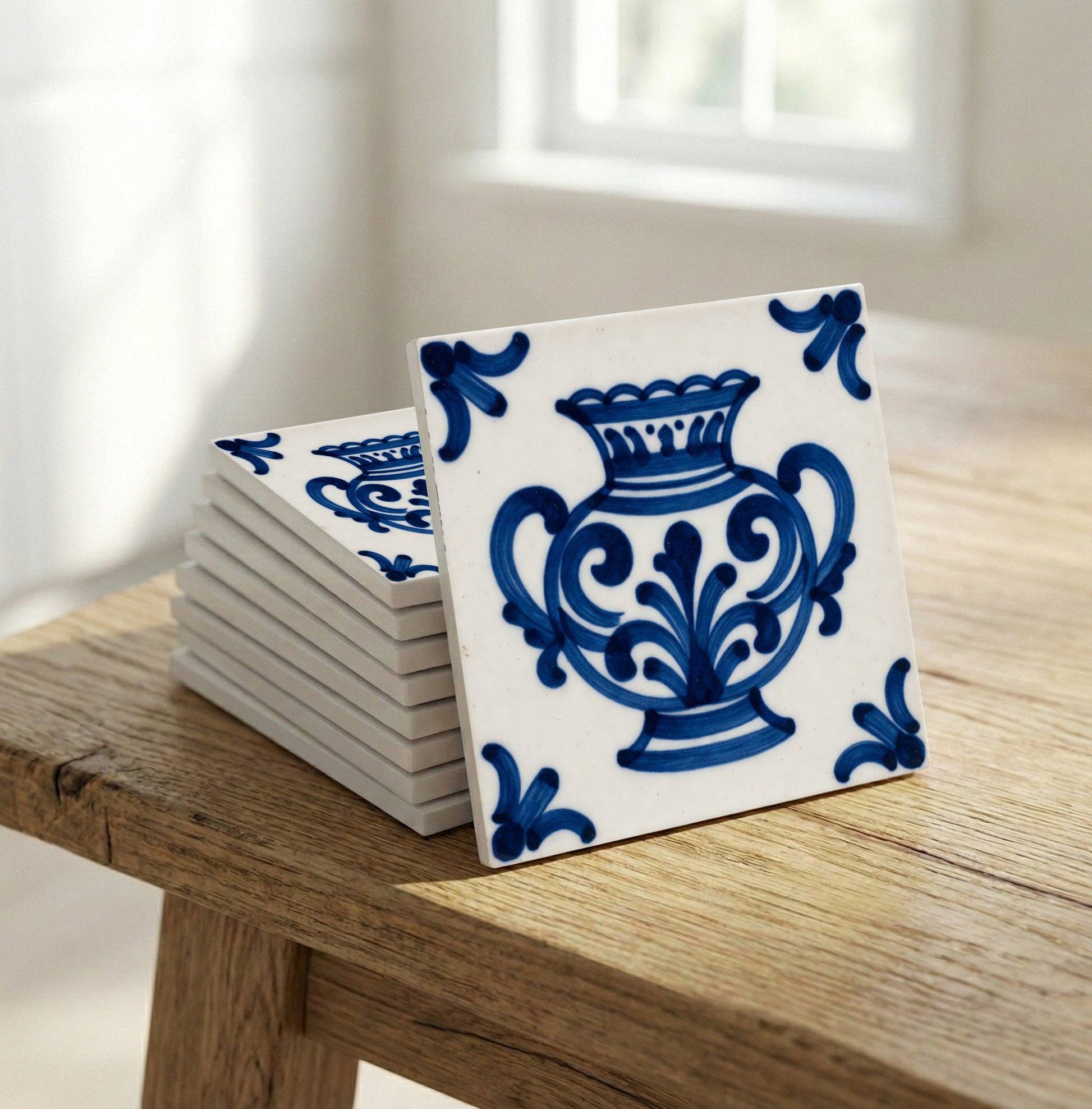 Azulejo Azul Amphora