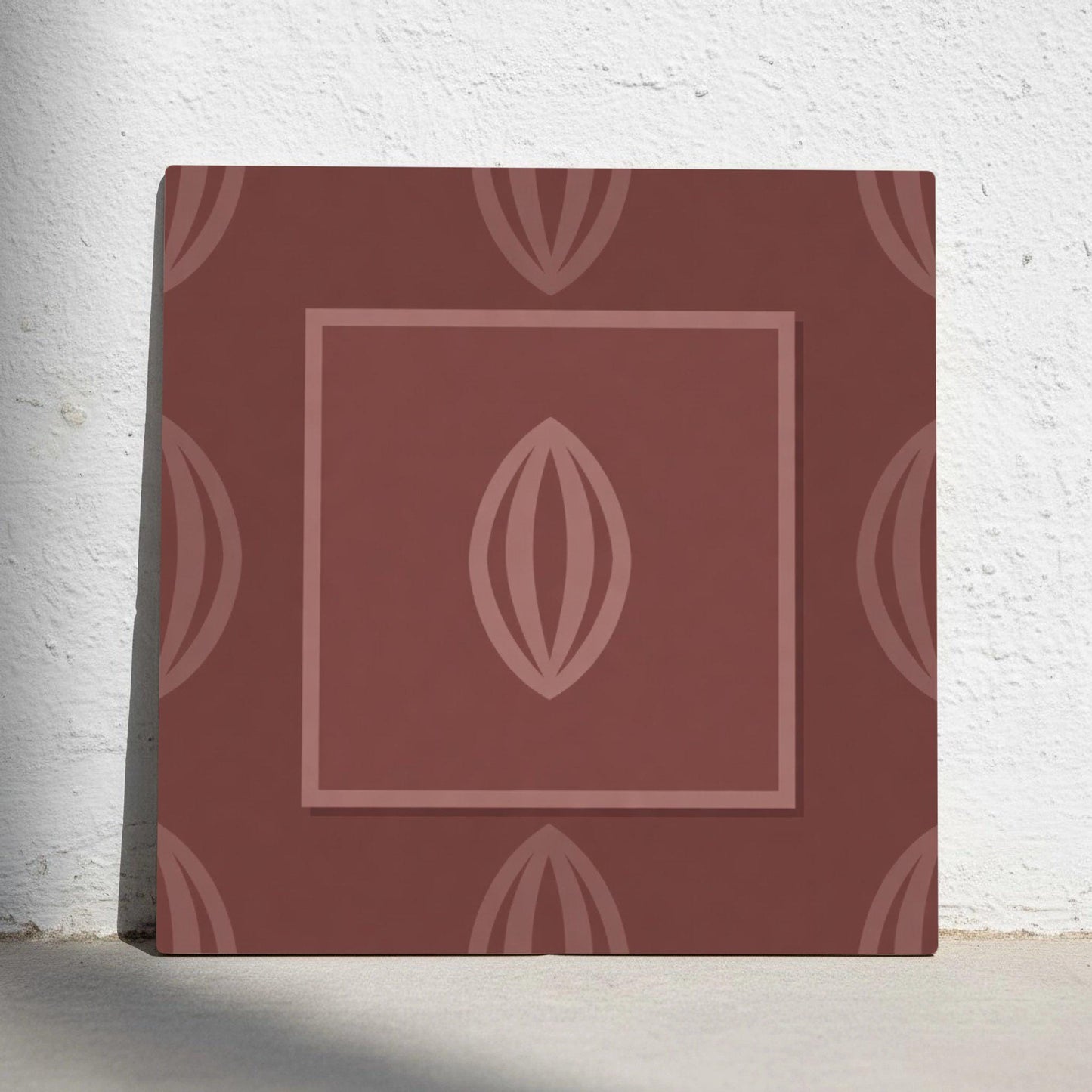 Ceramic Tile Terracotta Geometric Minimalist — Precision-Line Geometry
