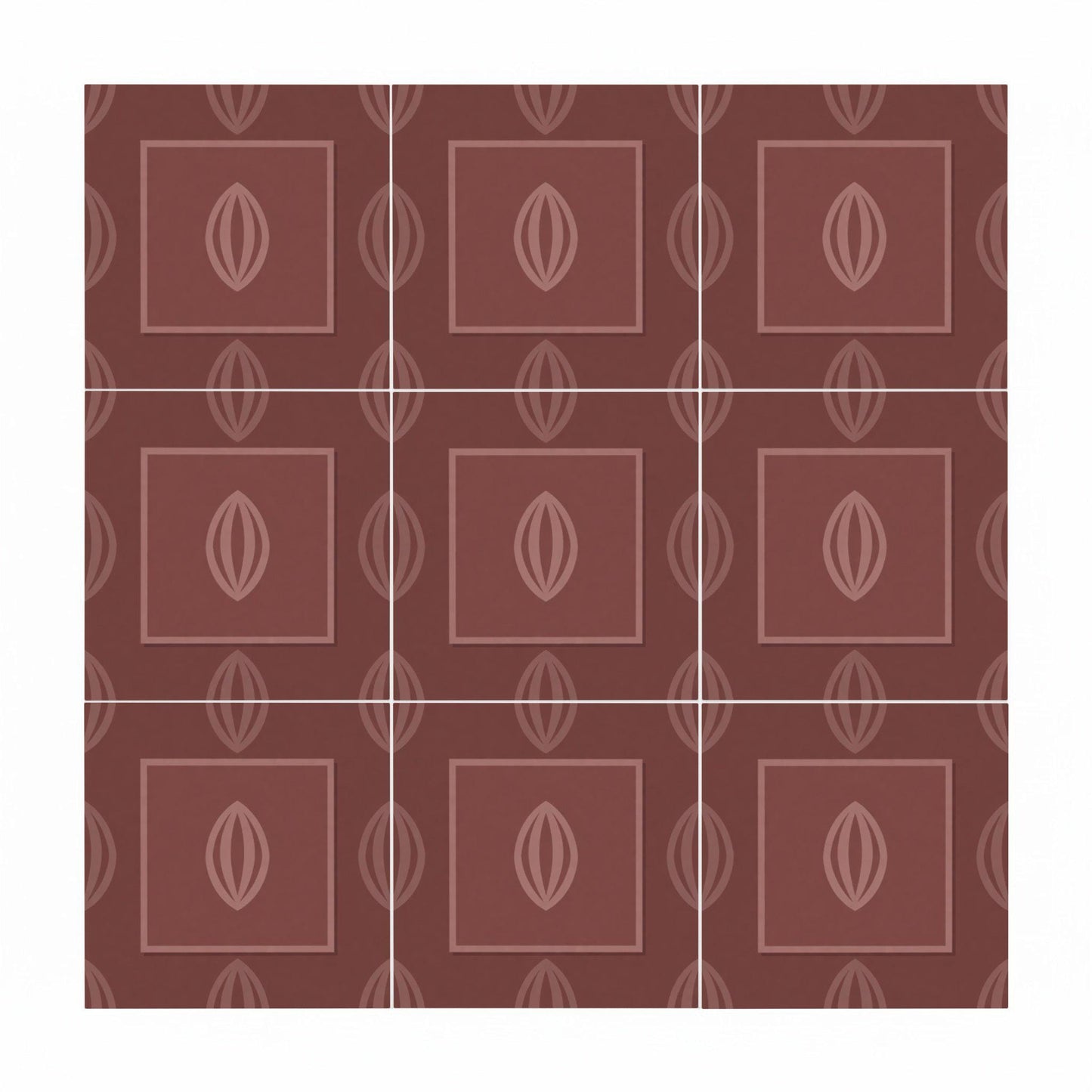 Ceramic Tile Terracotta Geometric Minimalist — Precision-Line Geometry