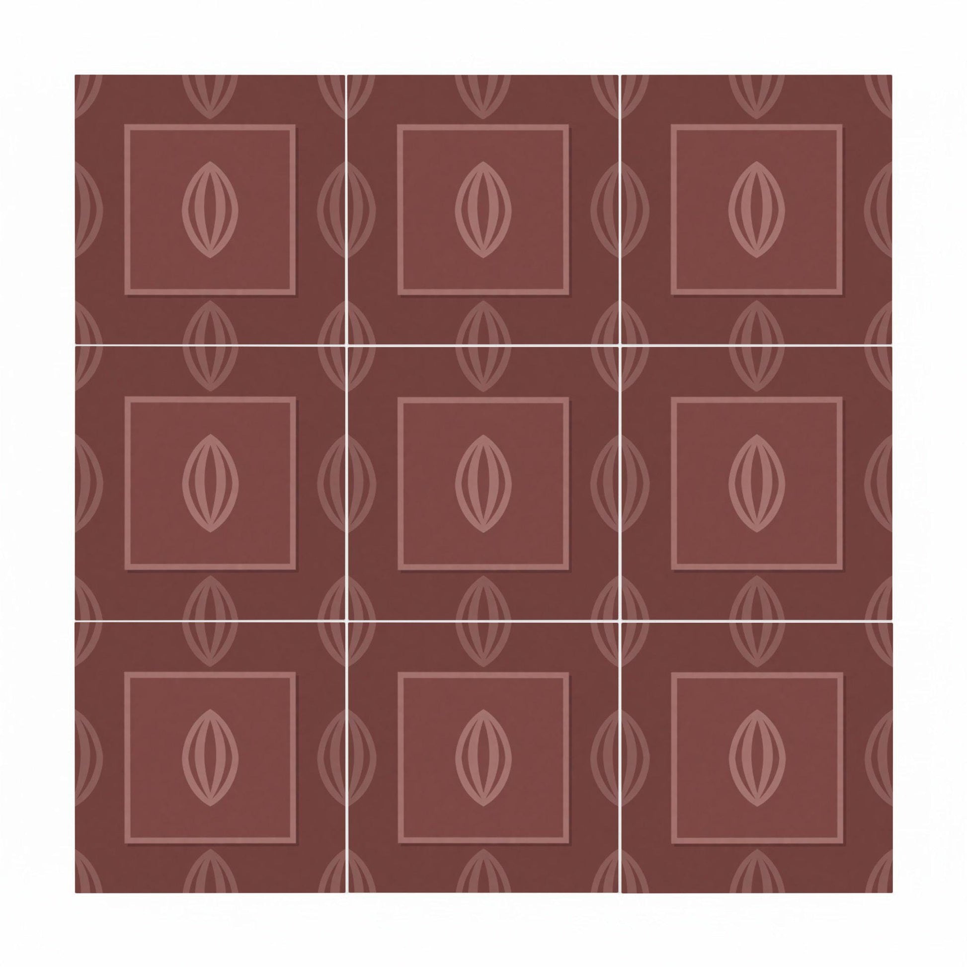 Ceramic Tile Terracotta Geometric Minimalist — Precision-Line Geometry