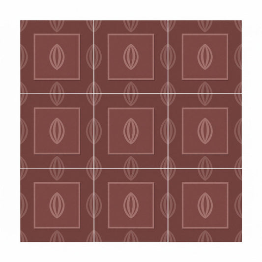 Azulejo Terracota geométrico minimalista