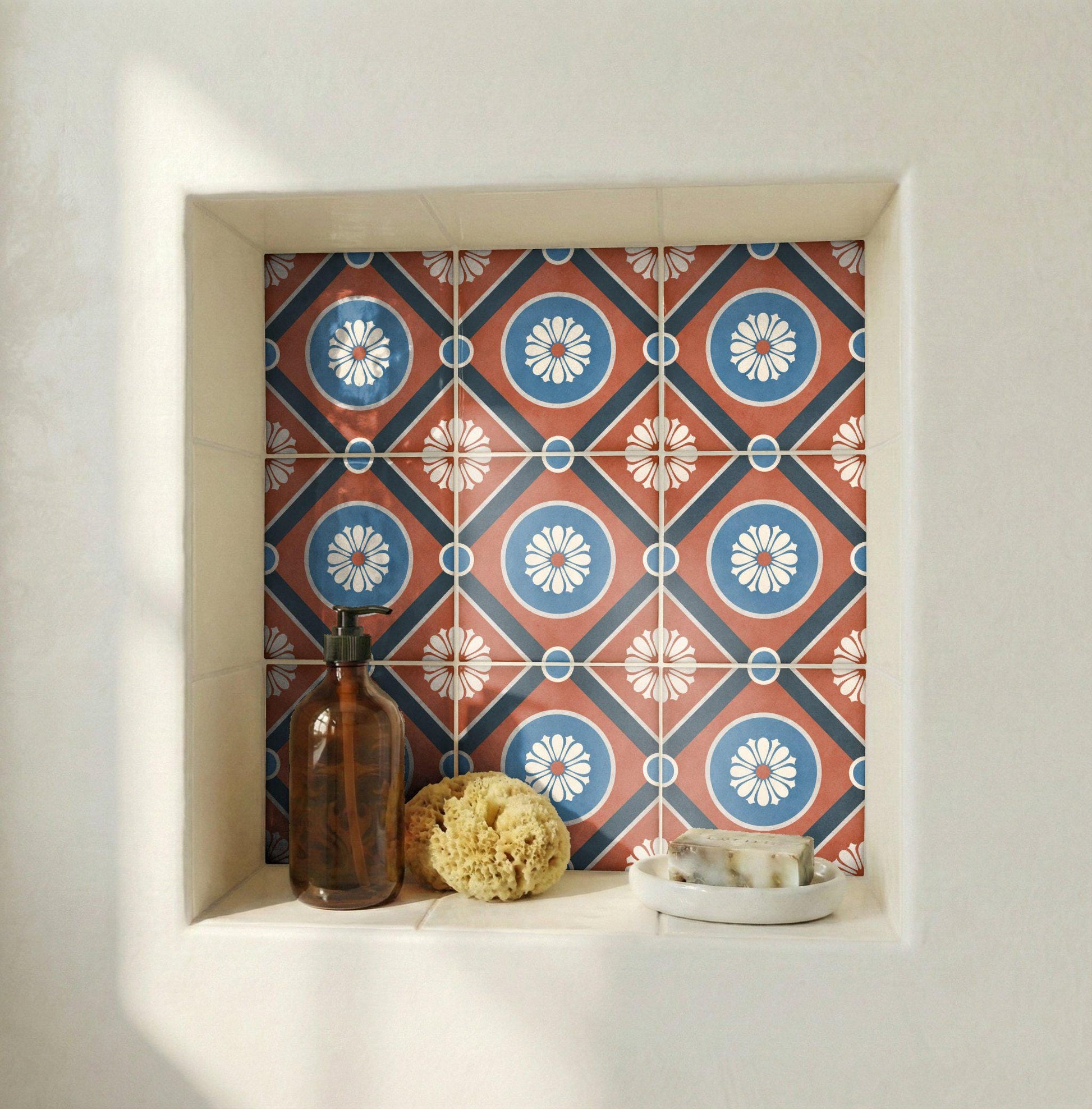 Naples Majolica — Travel-Inspired Wall Art Ceramic Tile