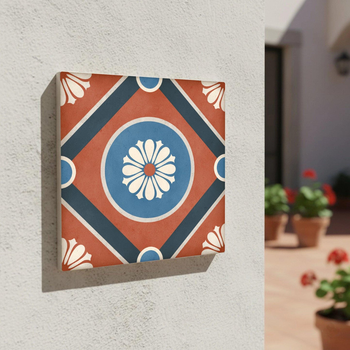 Naples Majolica — Travel-Inspired Wall Art Ceramic Tile