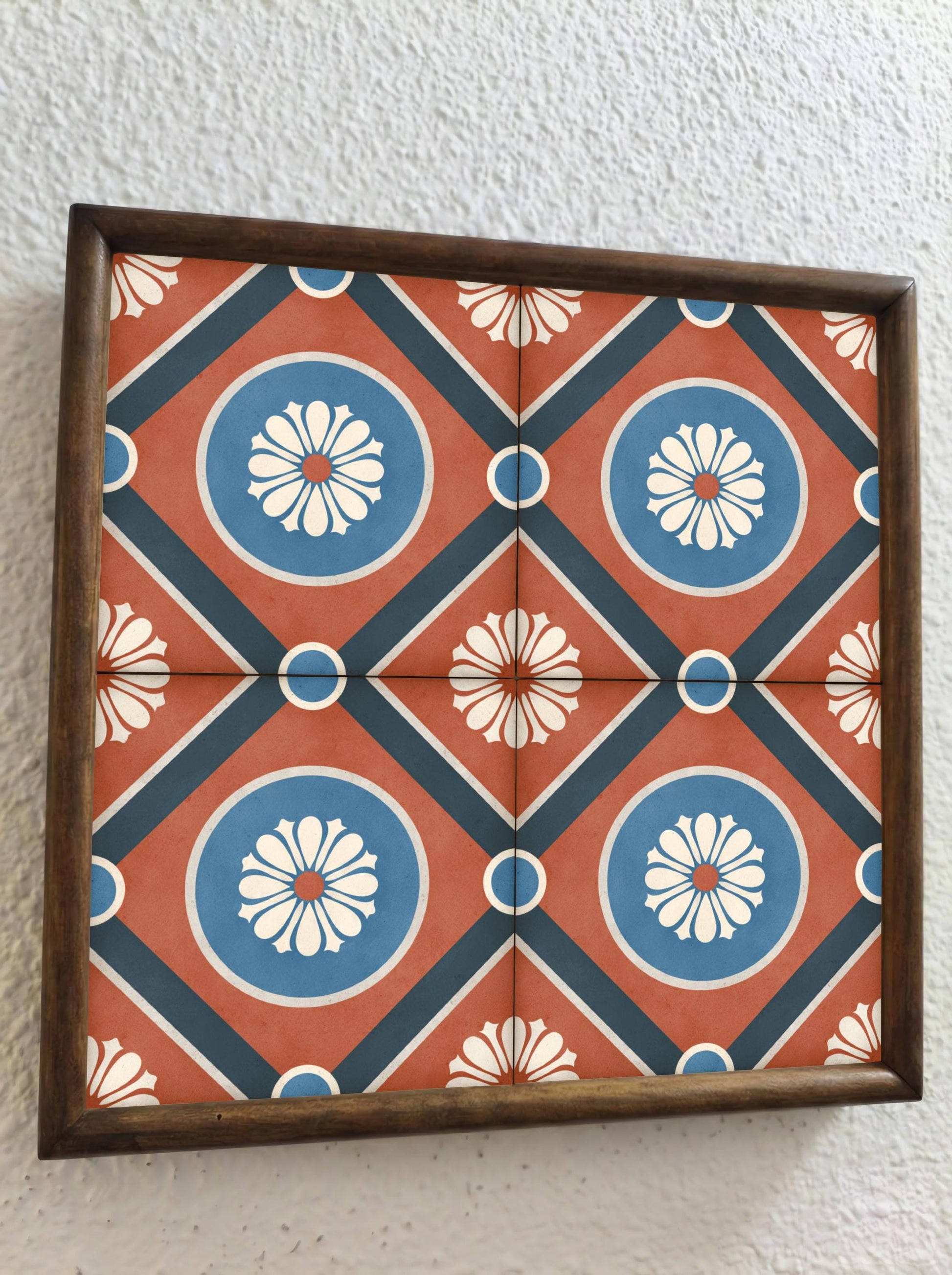 Naples Majolica — Travel-Inspired Wall Art Ceramic Tile