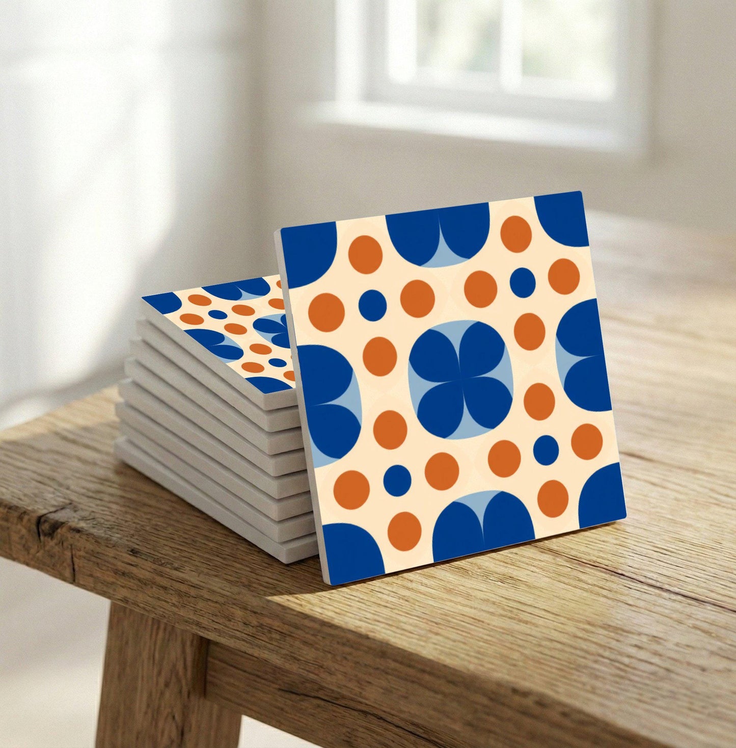 Chicago Modernist · Ceramic Wall Tile — Modern Geometric Design