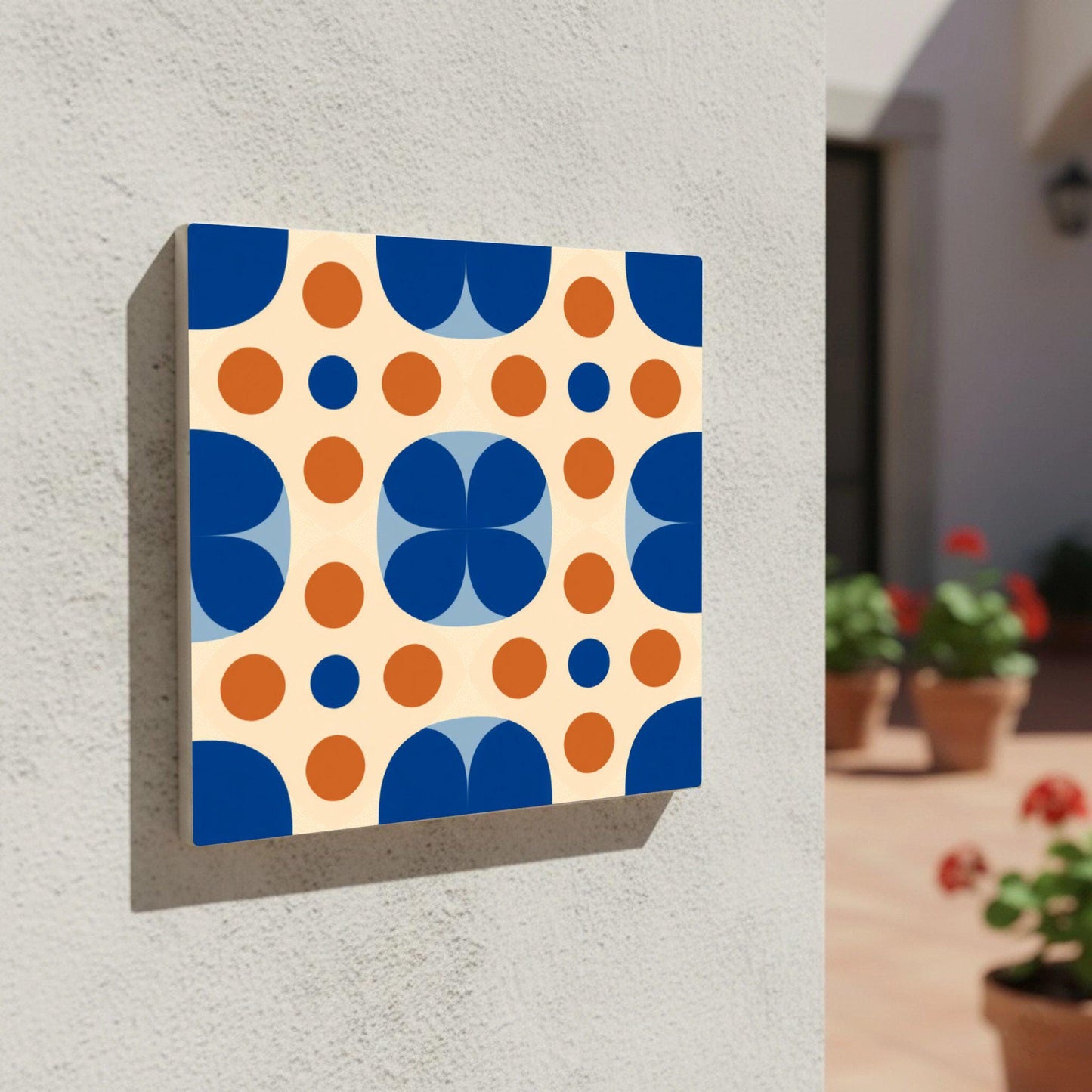 Chicago Modernist · Ceramic Wall Tile — Modern Geometric Design