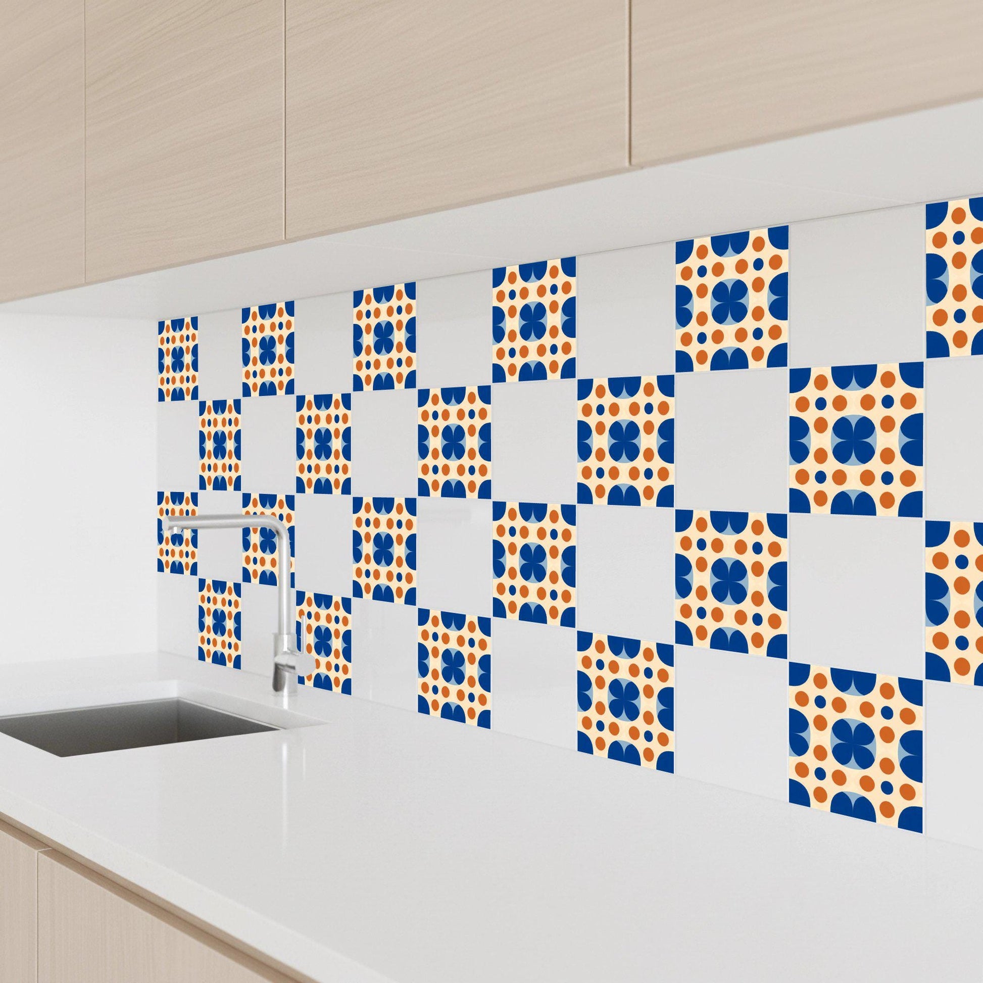 Chicago Modernist · Ceramic Wall Tile — Modern Geometric Design