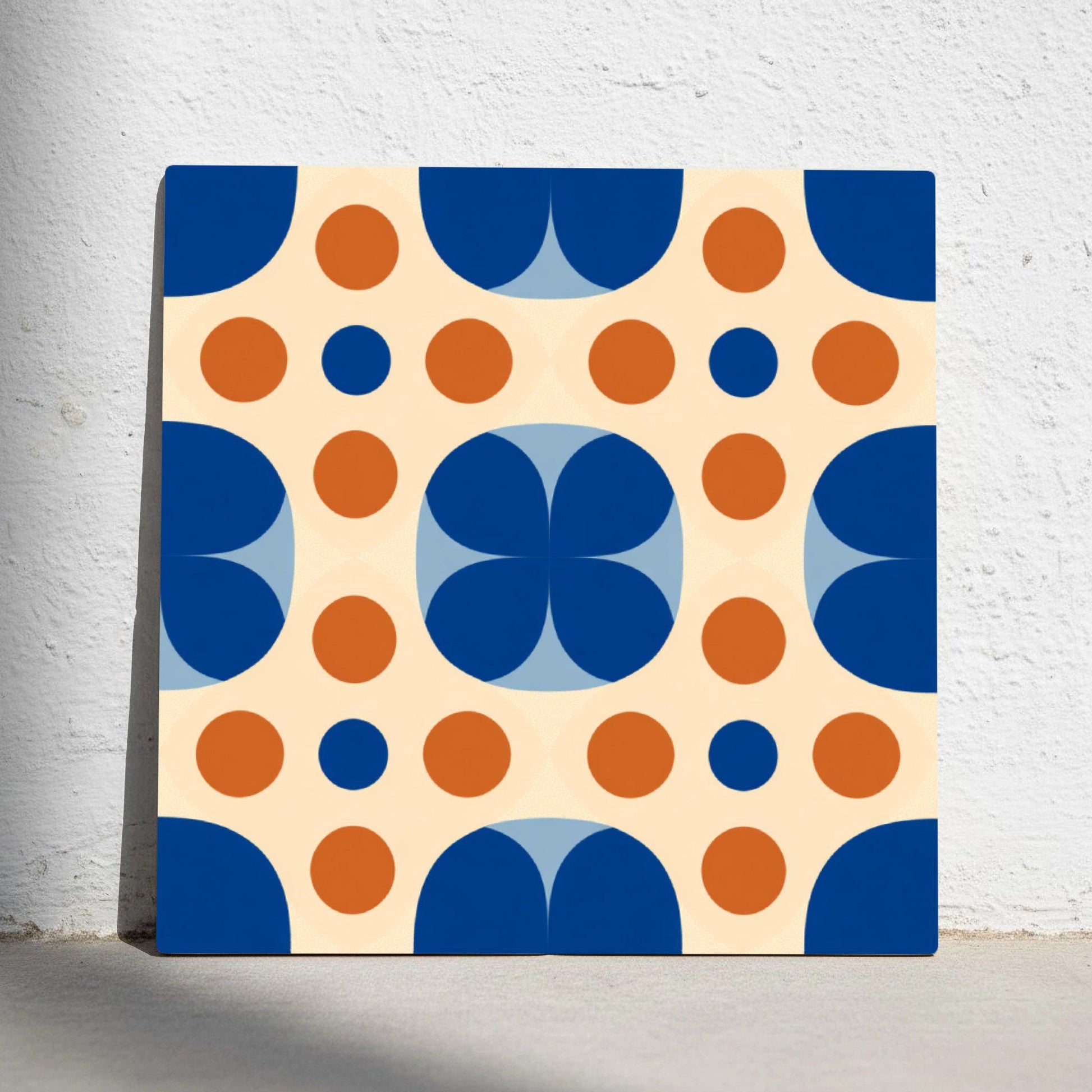 Chicago Modernist · Ceramic Wall Tile — Modern Geometric Design