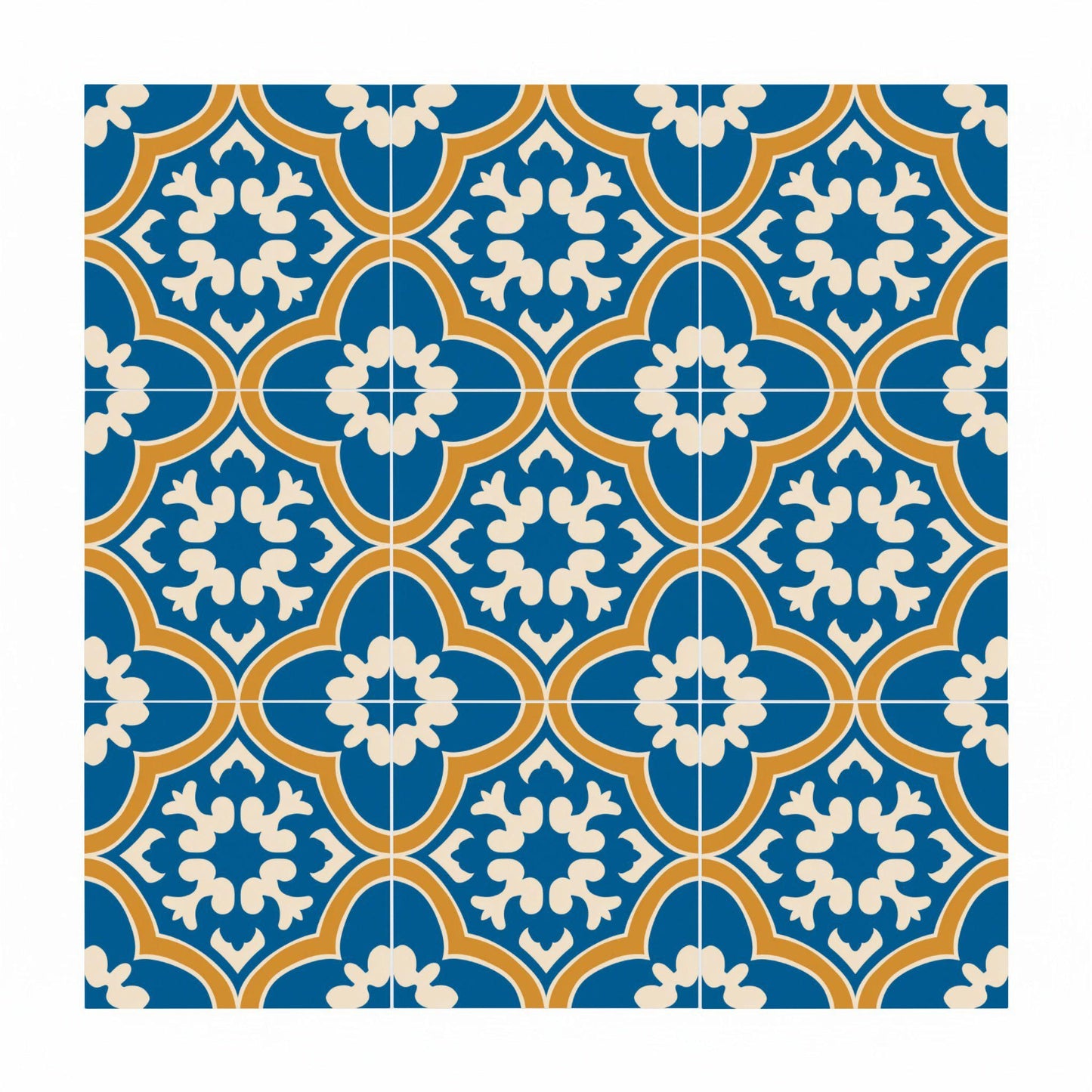 Fliese Neo-Iberian Maritim Heraldisch · Modernes geometrisches Design