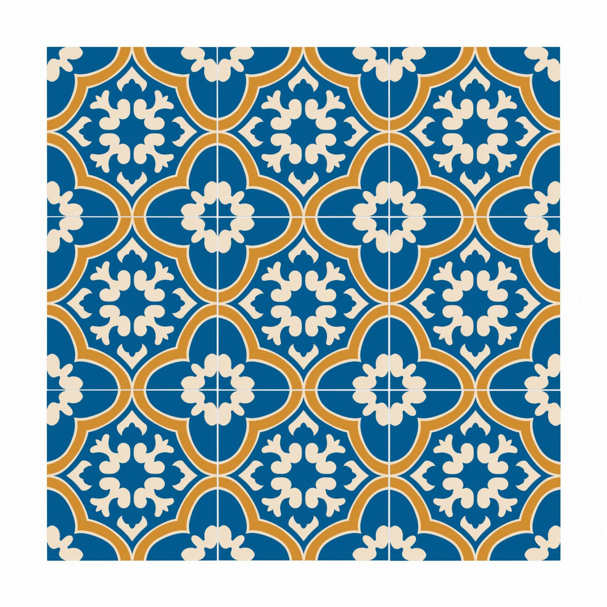 Fliese Neo-Iberian Maritim Heraldisch · Modernes geometrisches Design