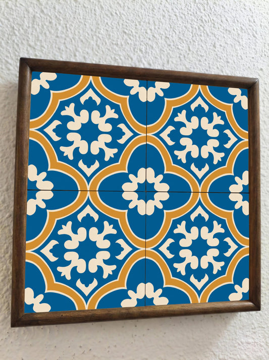 Azulejo Neo-Iberian marítimo heráldico