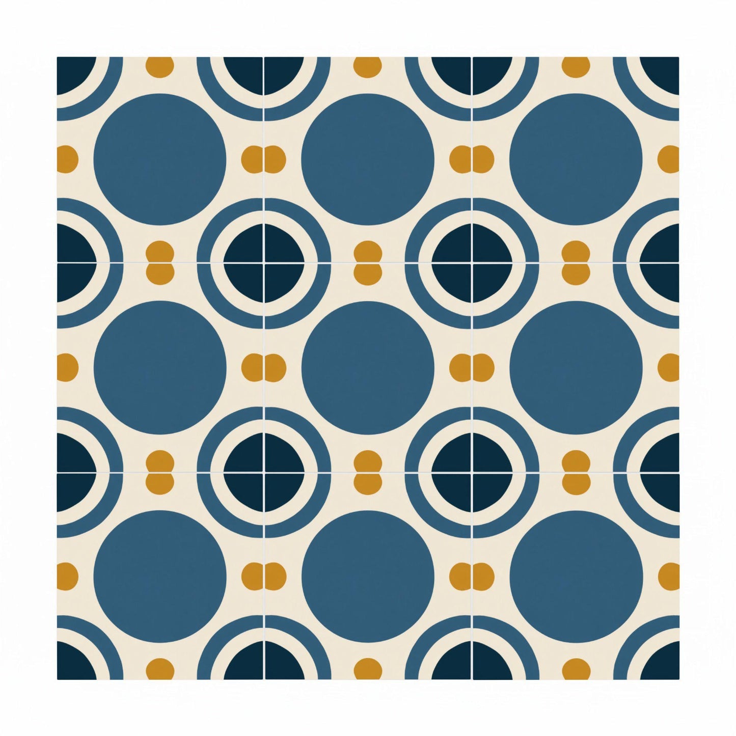 Solar Transit Observatory — Contemporary Geometric Décor Decorative Tile