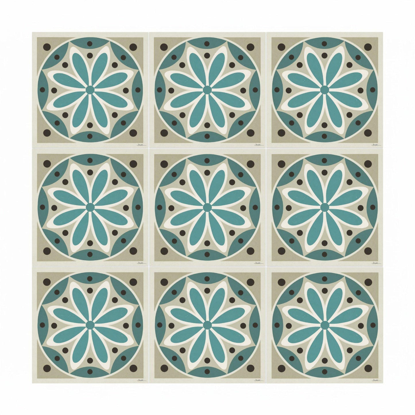 Azulejo Múnich Jugendstil