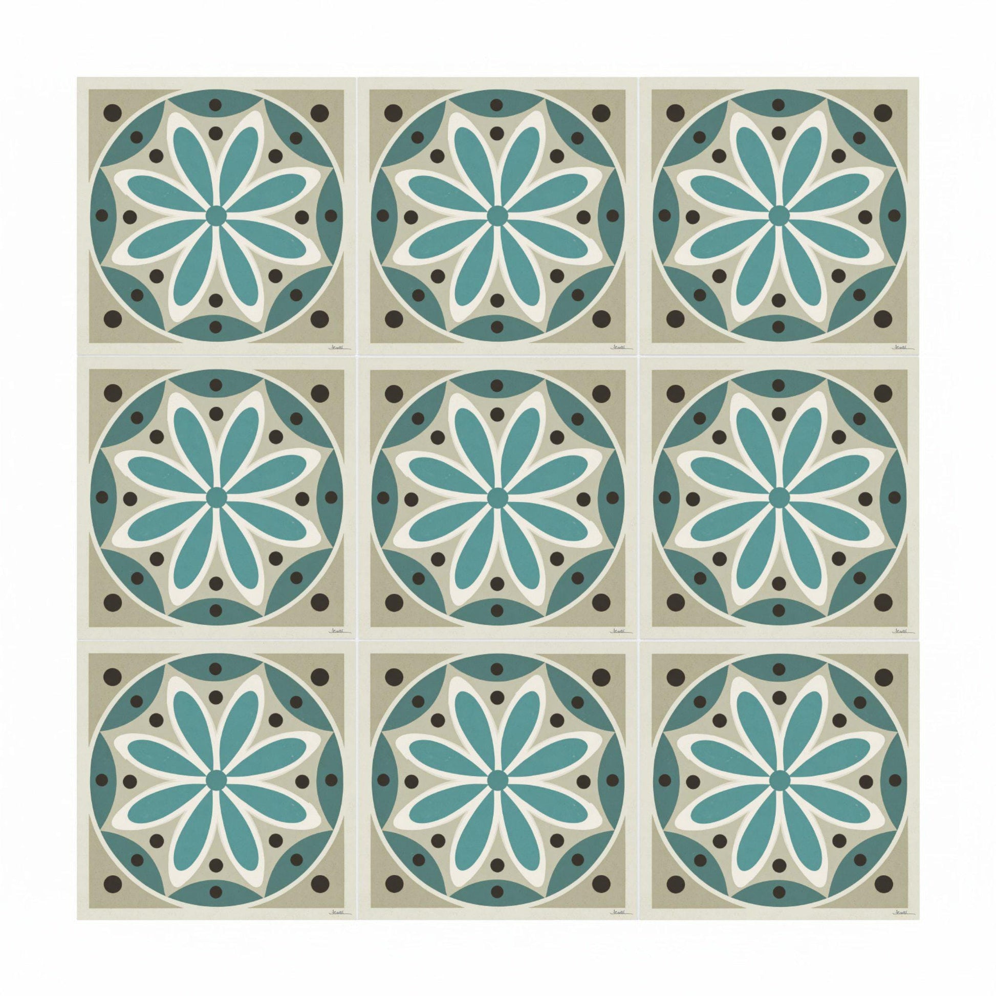 Azulejo Múnich Jugendstil