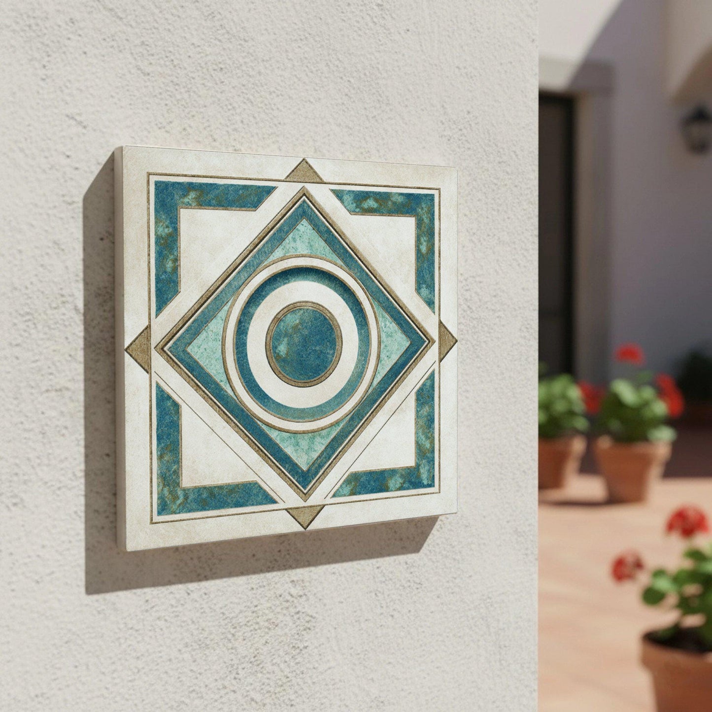 Azulejo Agra geometría