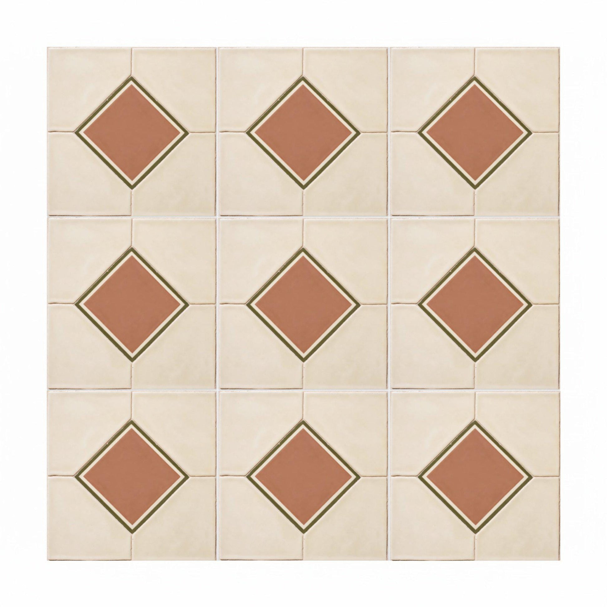 Azulejo-Fliese Sahara — Modernes geometrisches Design