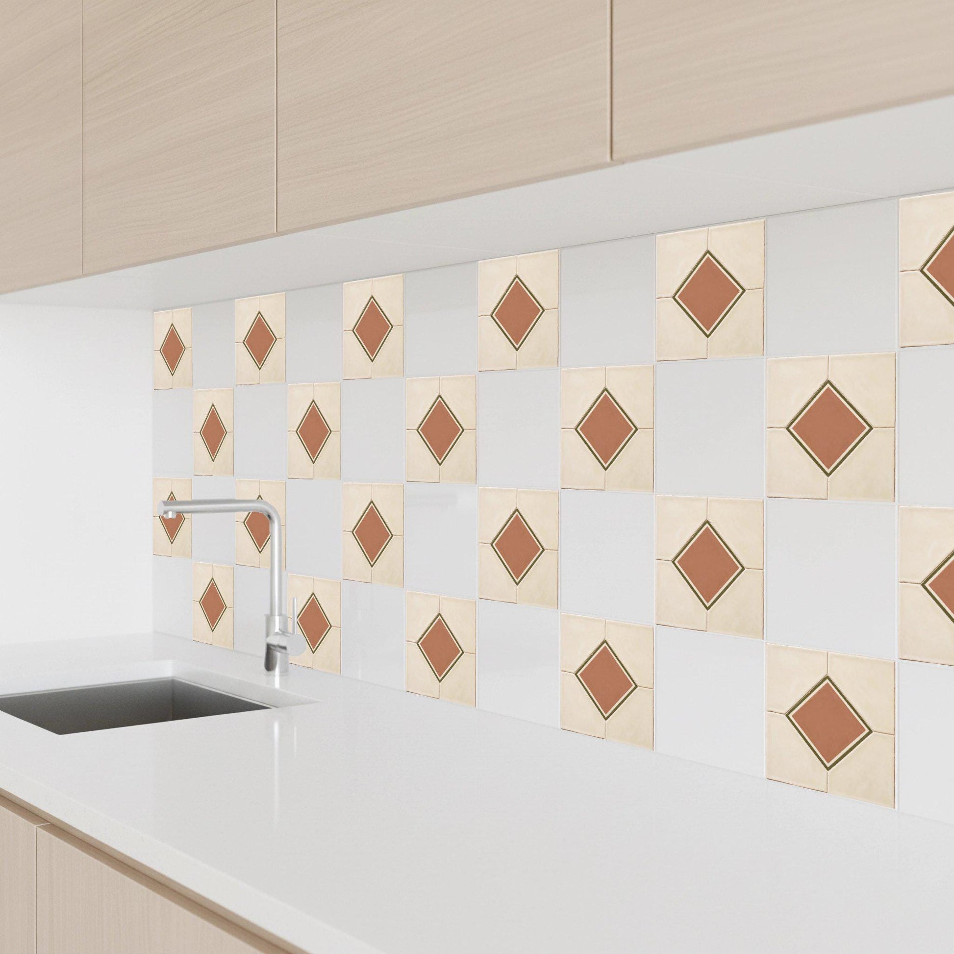 Azulejo-Fliese Sahara — Modernes geometrisches Design