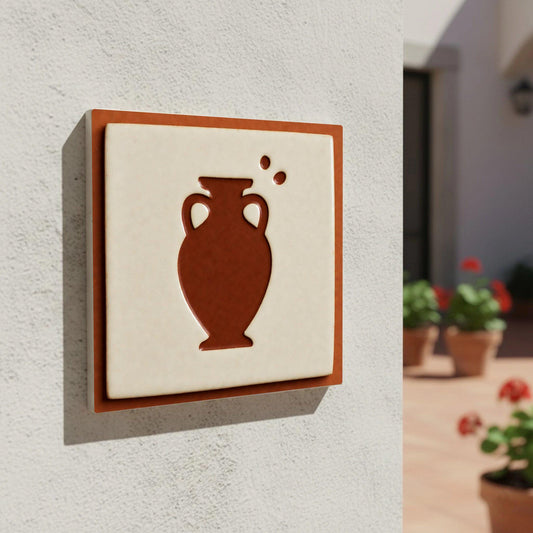 Azulejo Amphora mediterráneo