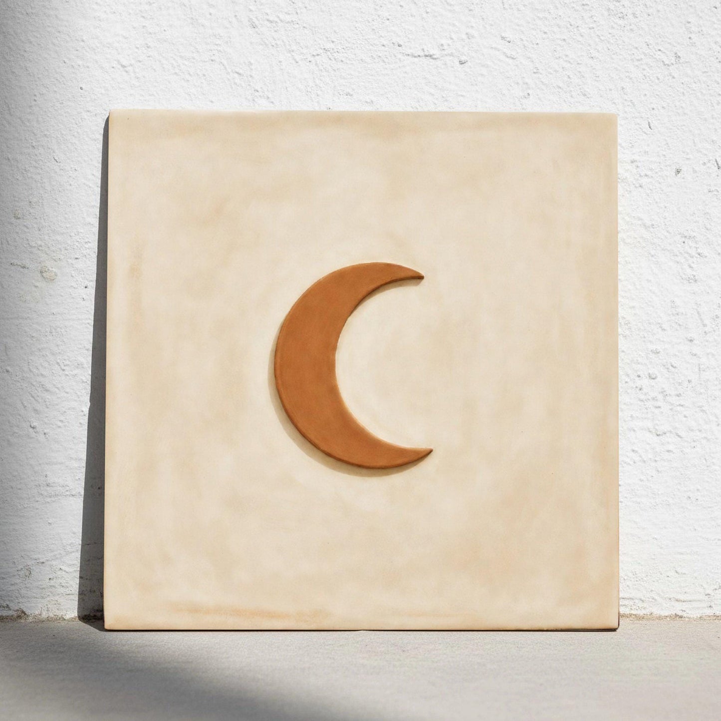 Crescent luna minimalista — Mediterranean Kitchen Tile Decorative Tile