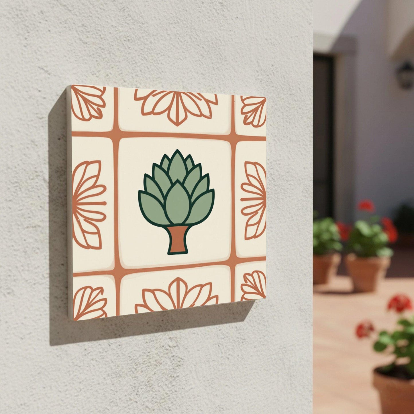 Azulejo Artichoke mediterráneo
