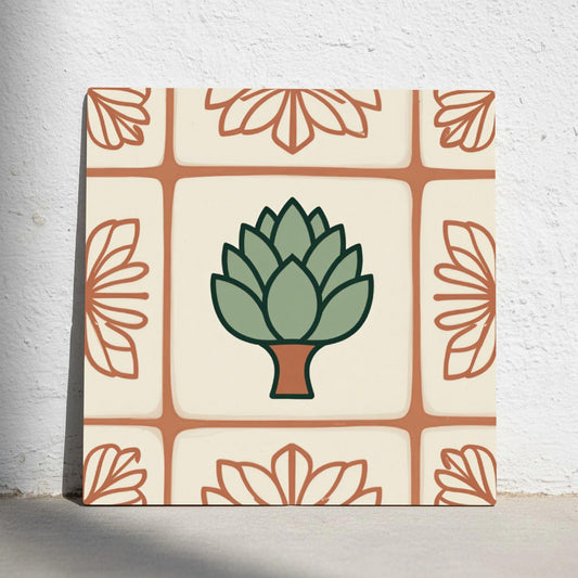 Azulejo Artichoke mediterráneo