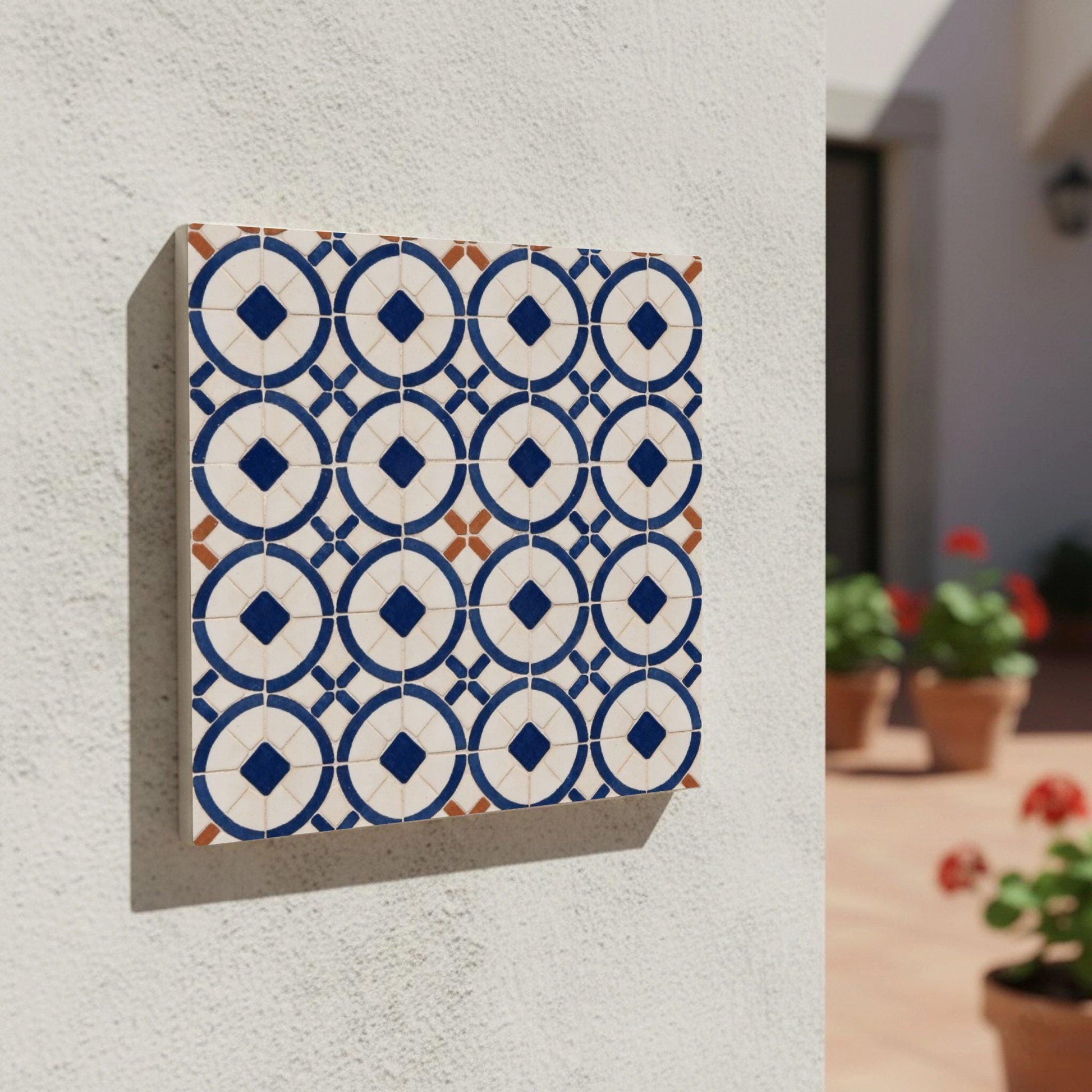 Küsten Geometrisch — Keramikfliese, Geometrisches Muster
