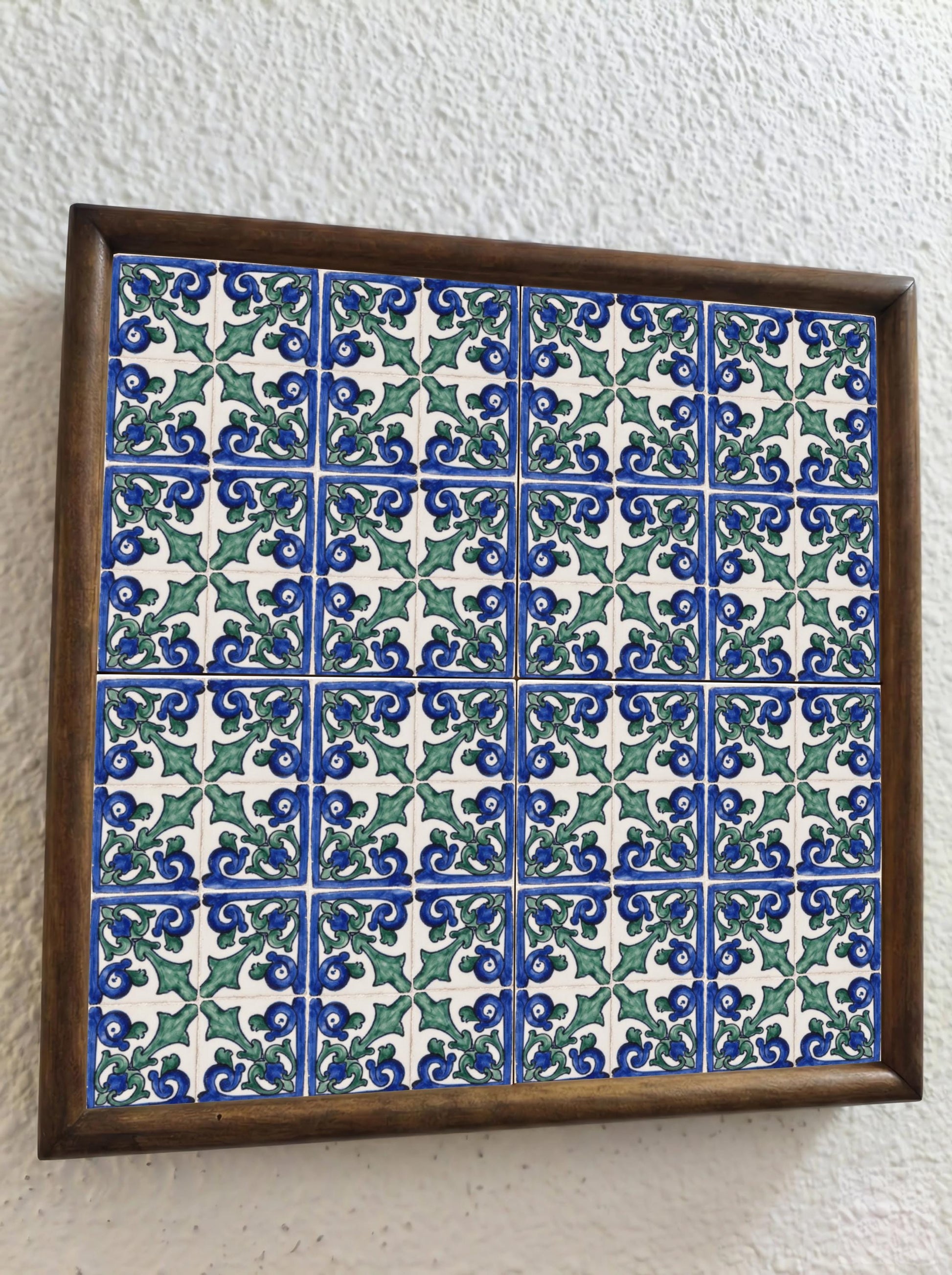 Botanical Panel Mediterranean — Garden-Inspired Pattern Decorative Tile