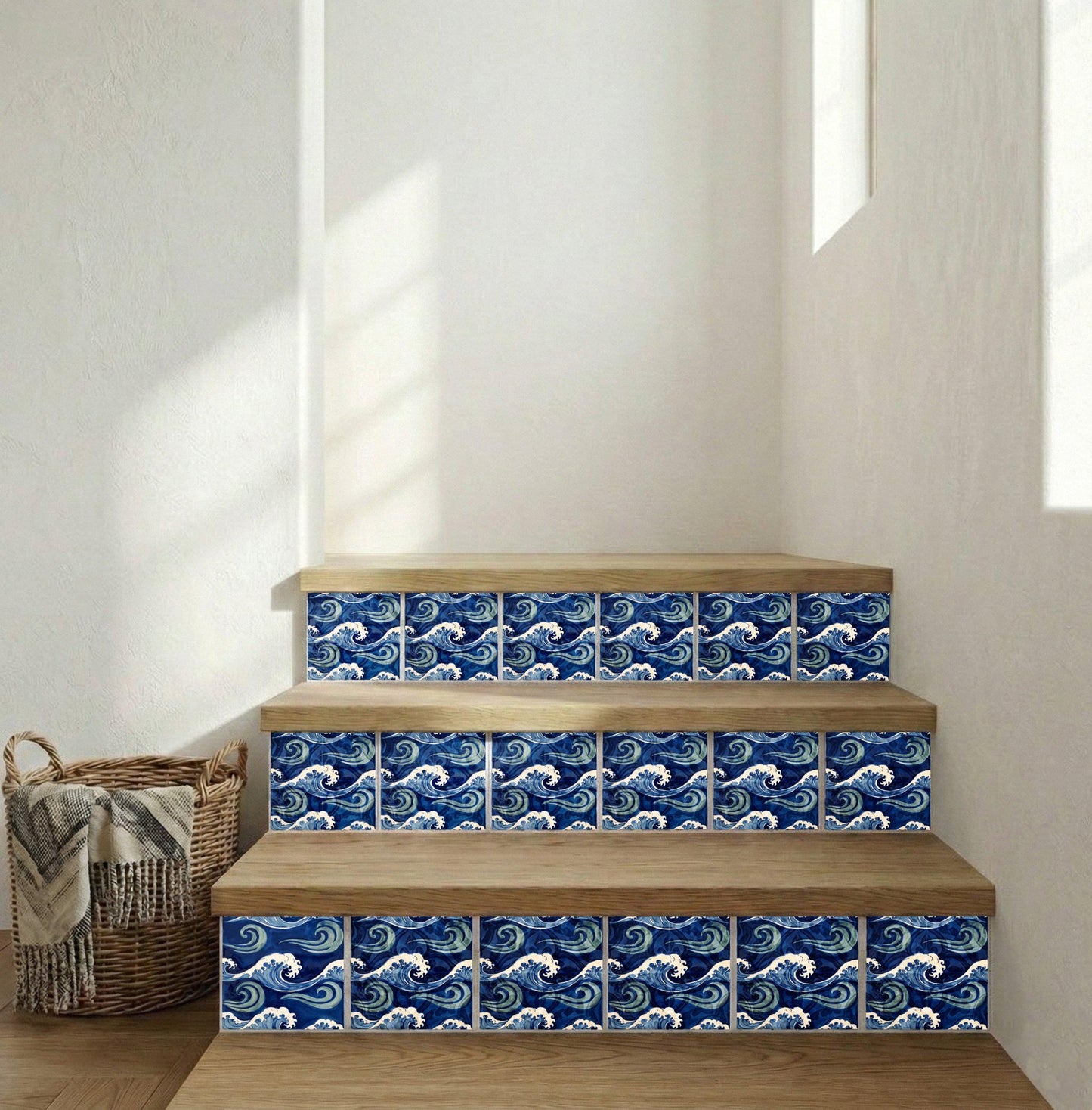 Ozeanwelle — Keramikfliese, Mediterranes Küsten-Dekor