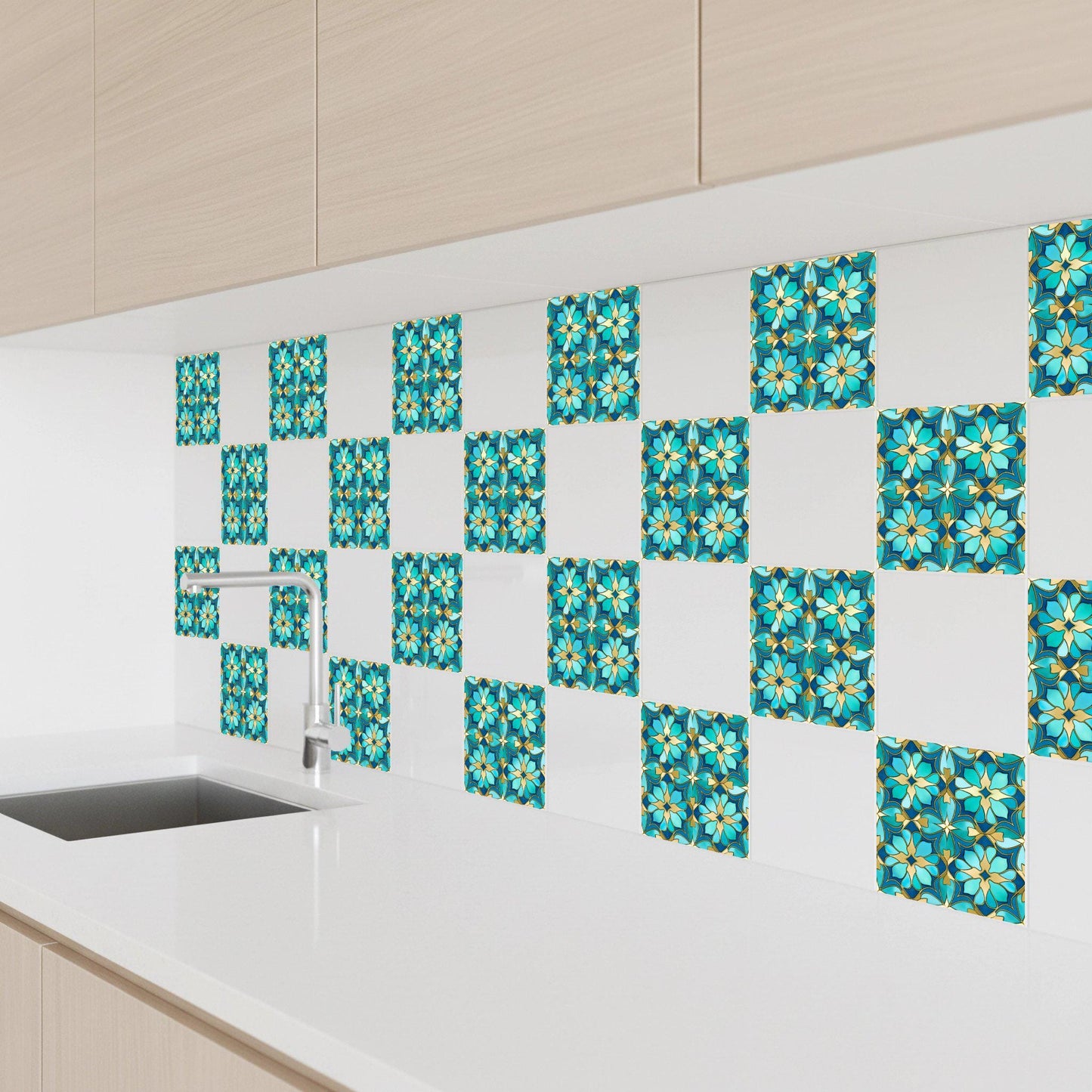 Gaudí Inspired · Ceramic Wall Tile — Vintage-Style Ornament